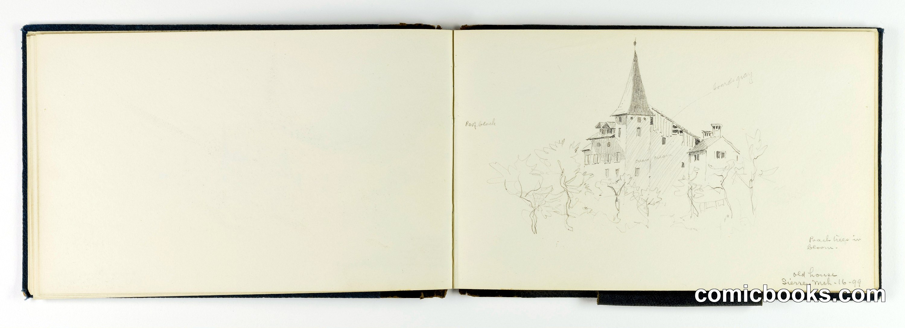 Sketchbook: Old House, Sierre