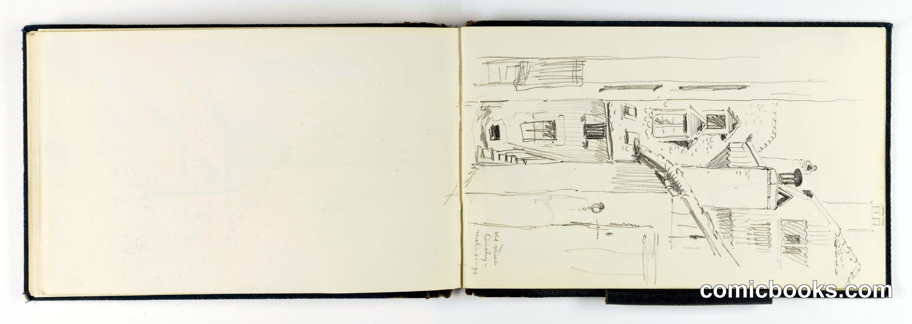 Sketchbook: Old Street, Ouchy