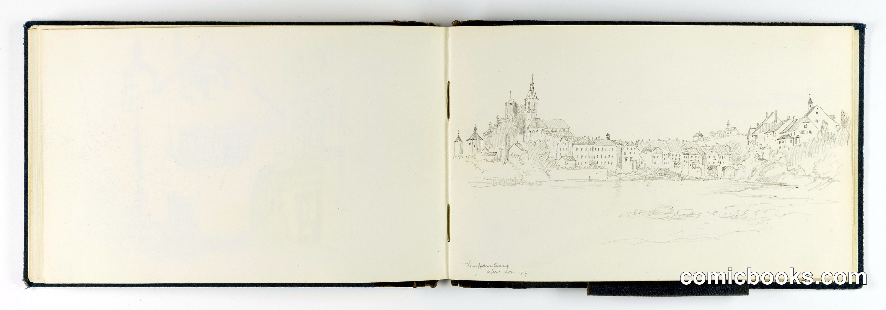 European Cityscape Sketch