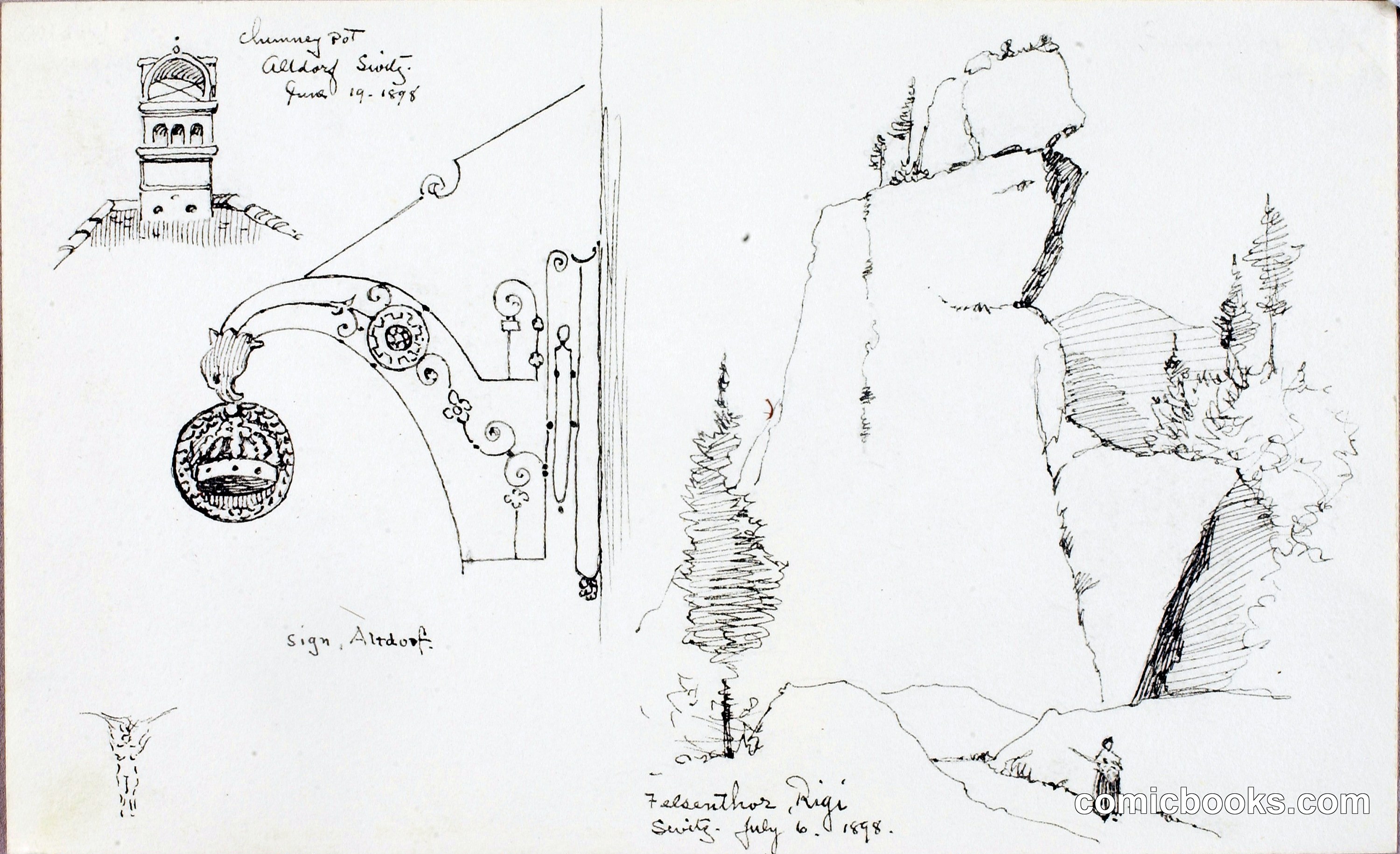 Architectural Studies and Landscape Sketches