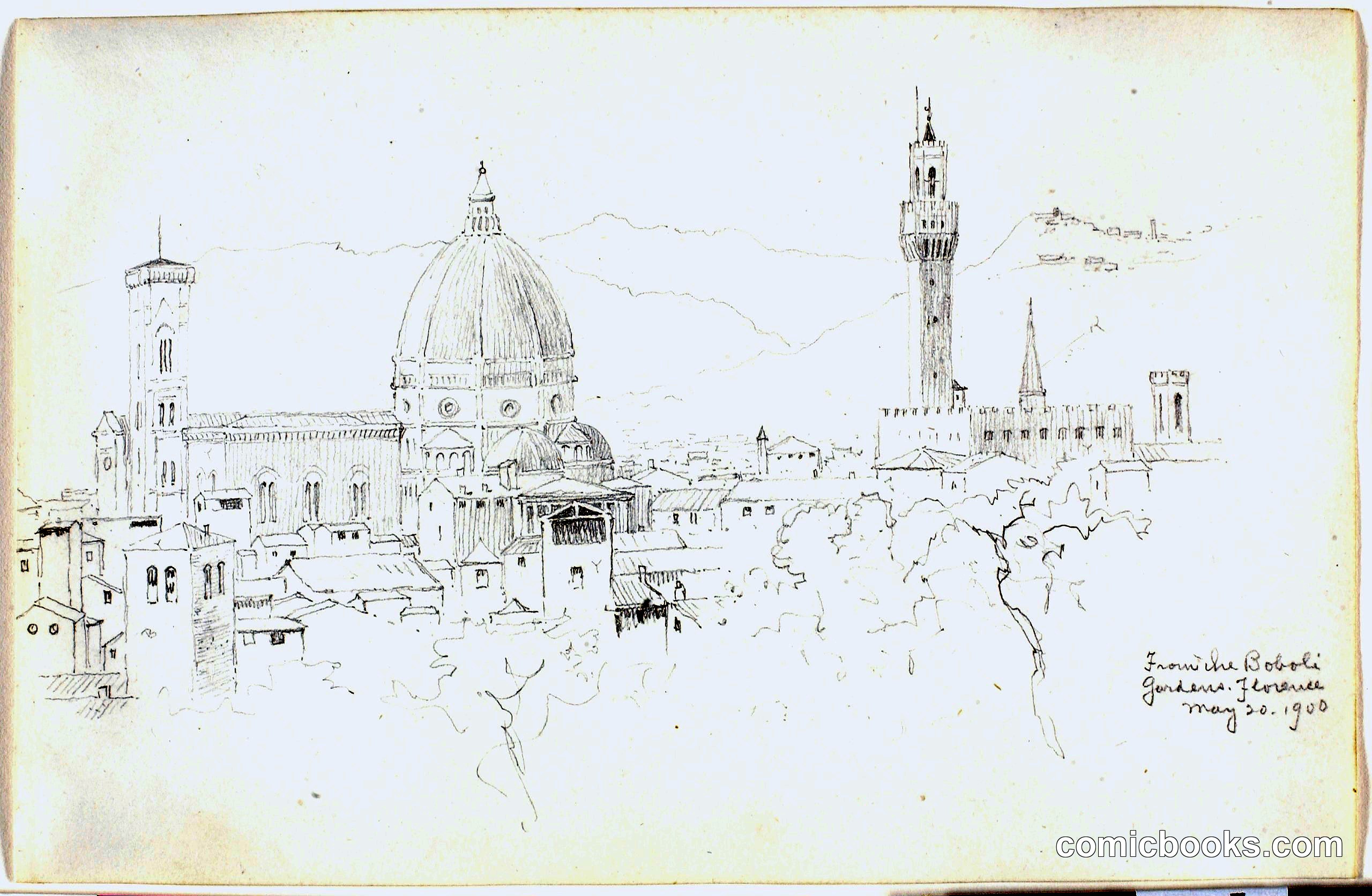 View of Florence from the Boboli Gardens