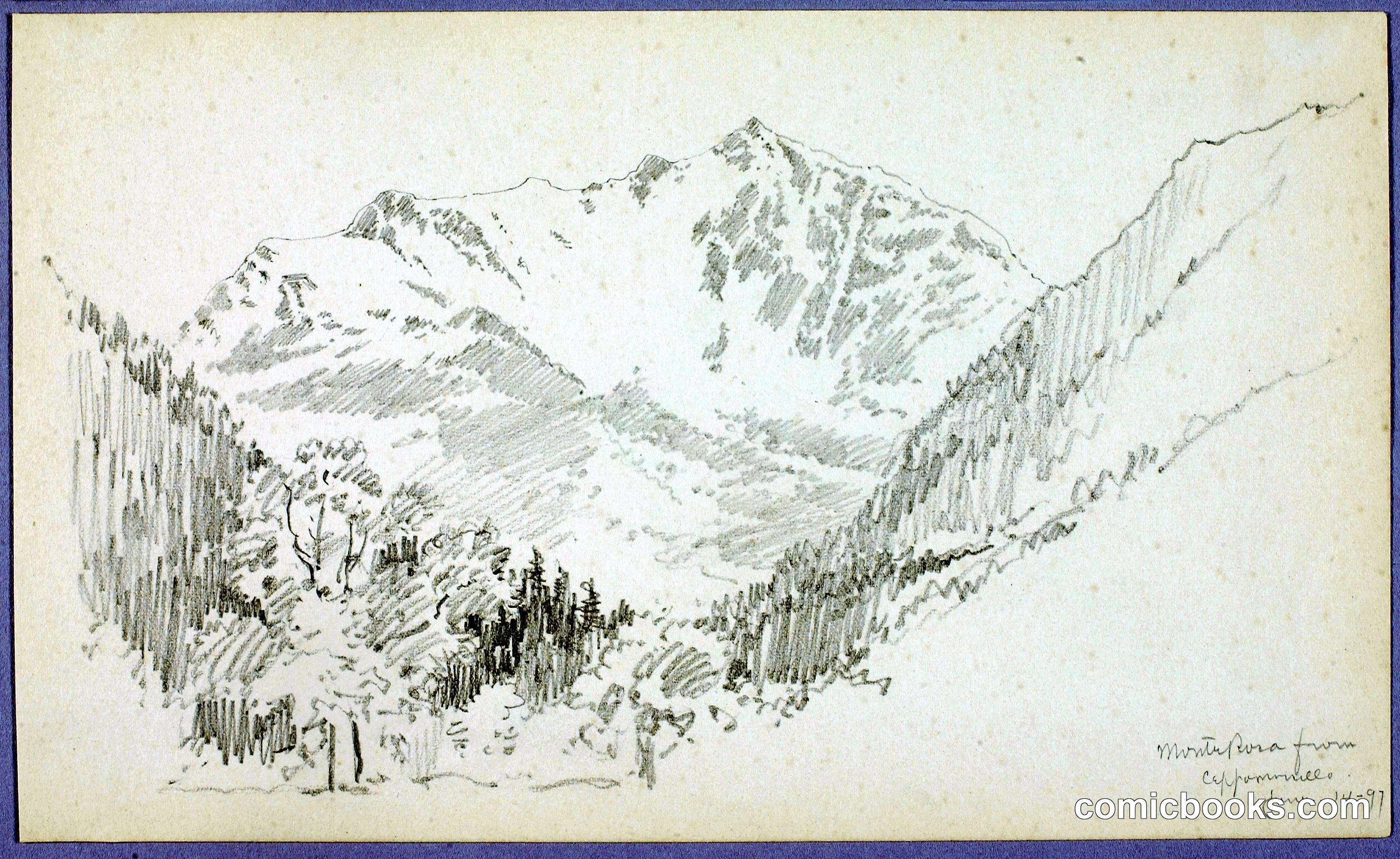 Monte Rosa from Ceppomorelli