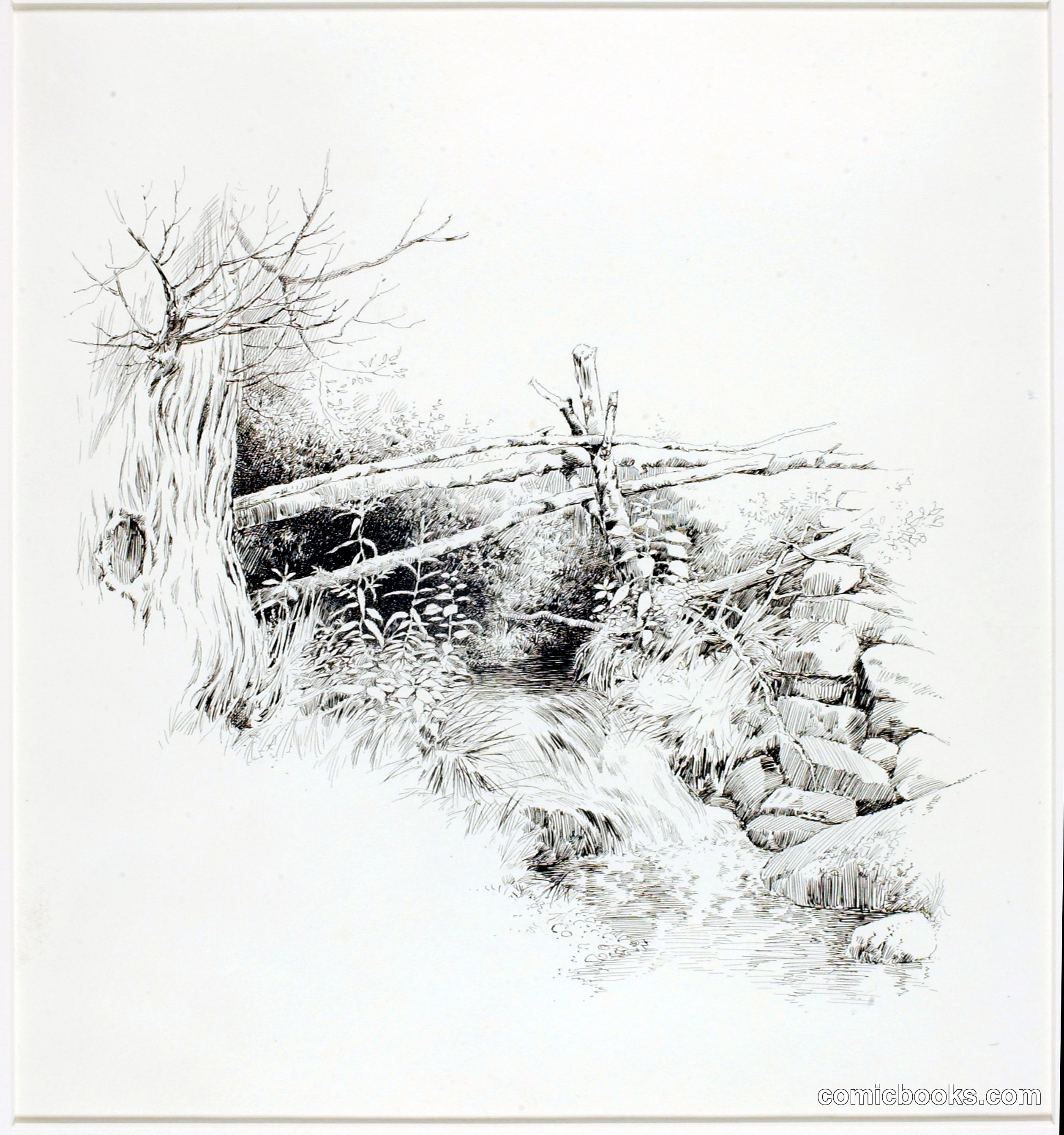 Untitled (Woodland Stream)