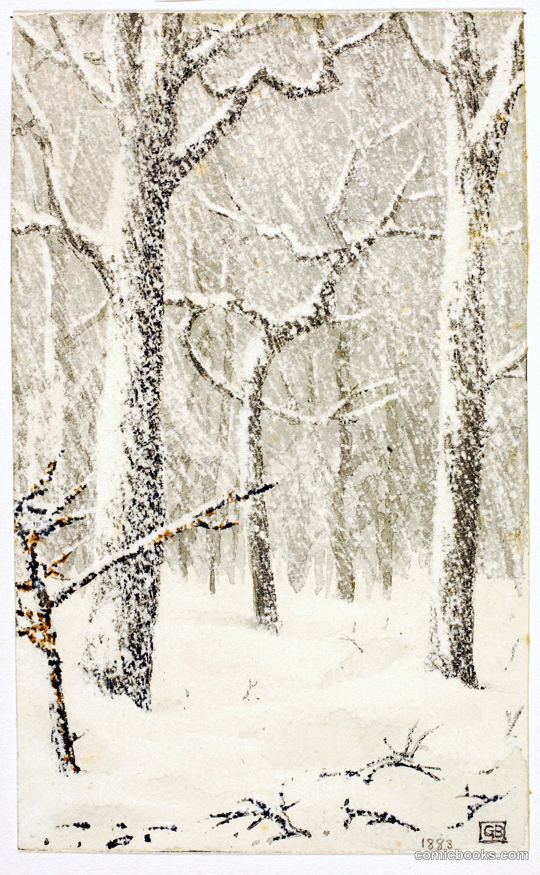 Untitled (Trees in Snow)
