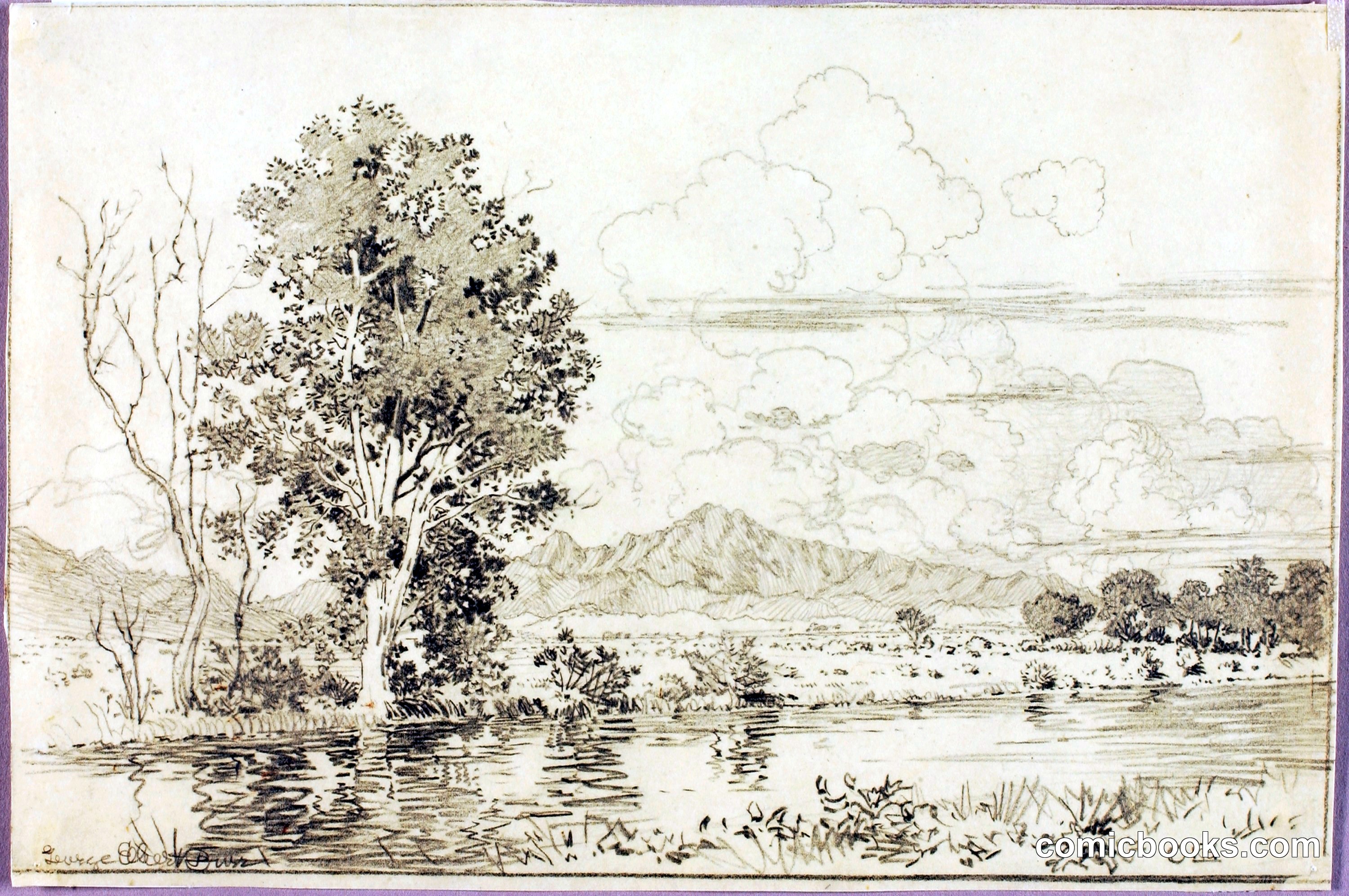 Landscape with River and Trees
