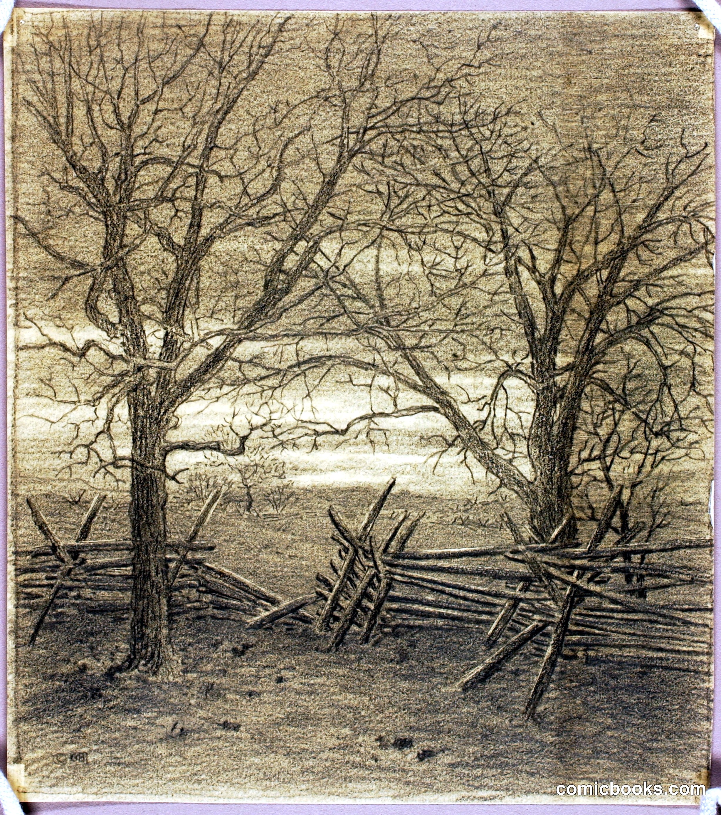 Untitled (Transfer Drawing for November)