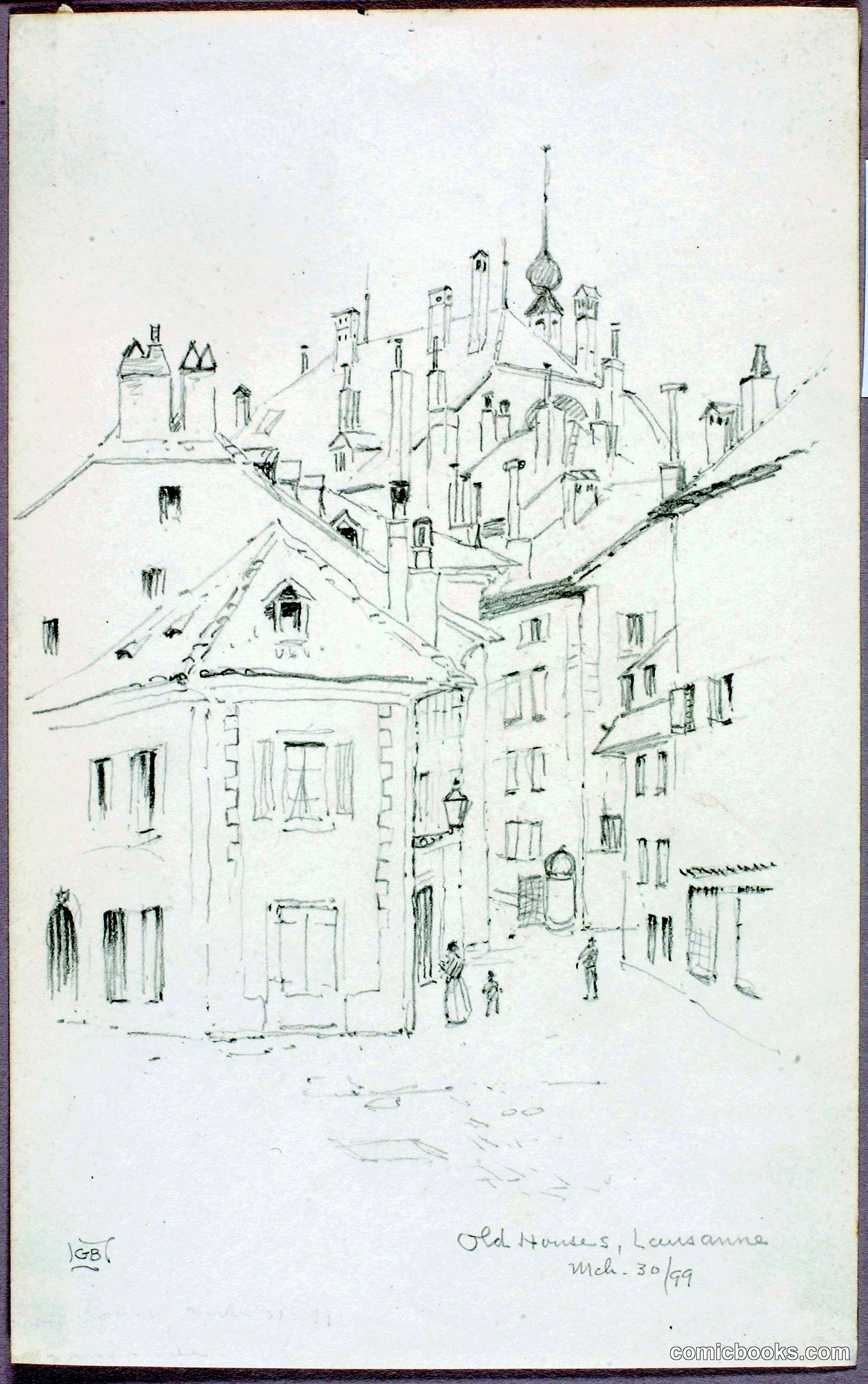 Old Houses, Lausanne