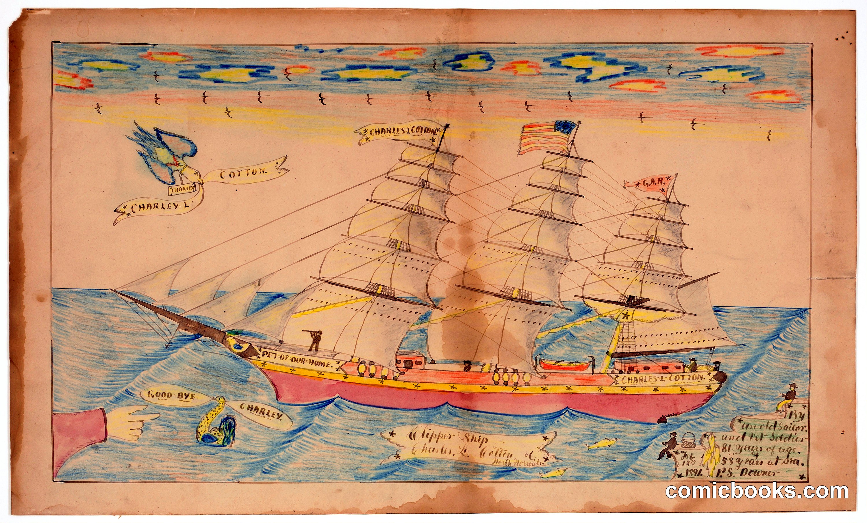 Clipper-Ship Charles L. Cotton of North Norwich