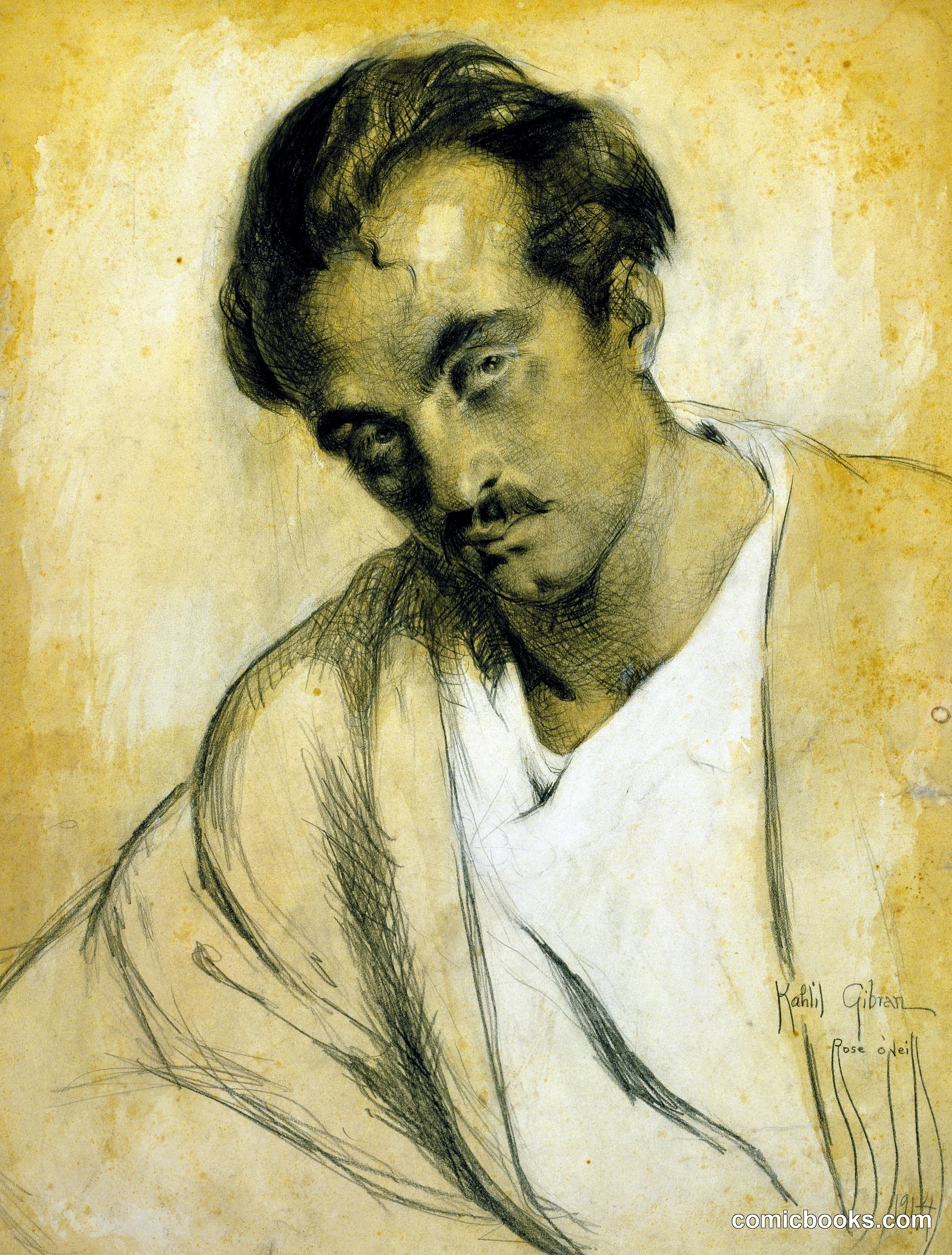 Portrait of Kahlil Gibran