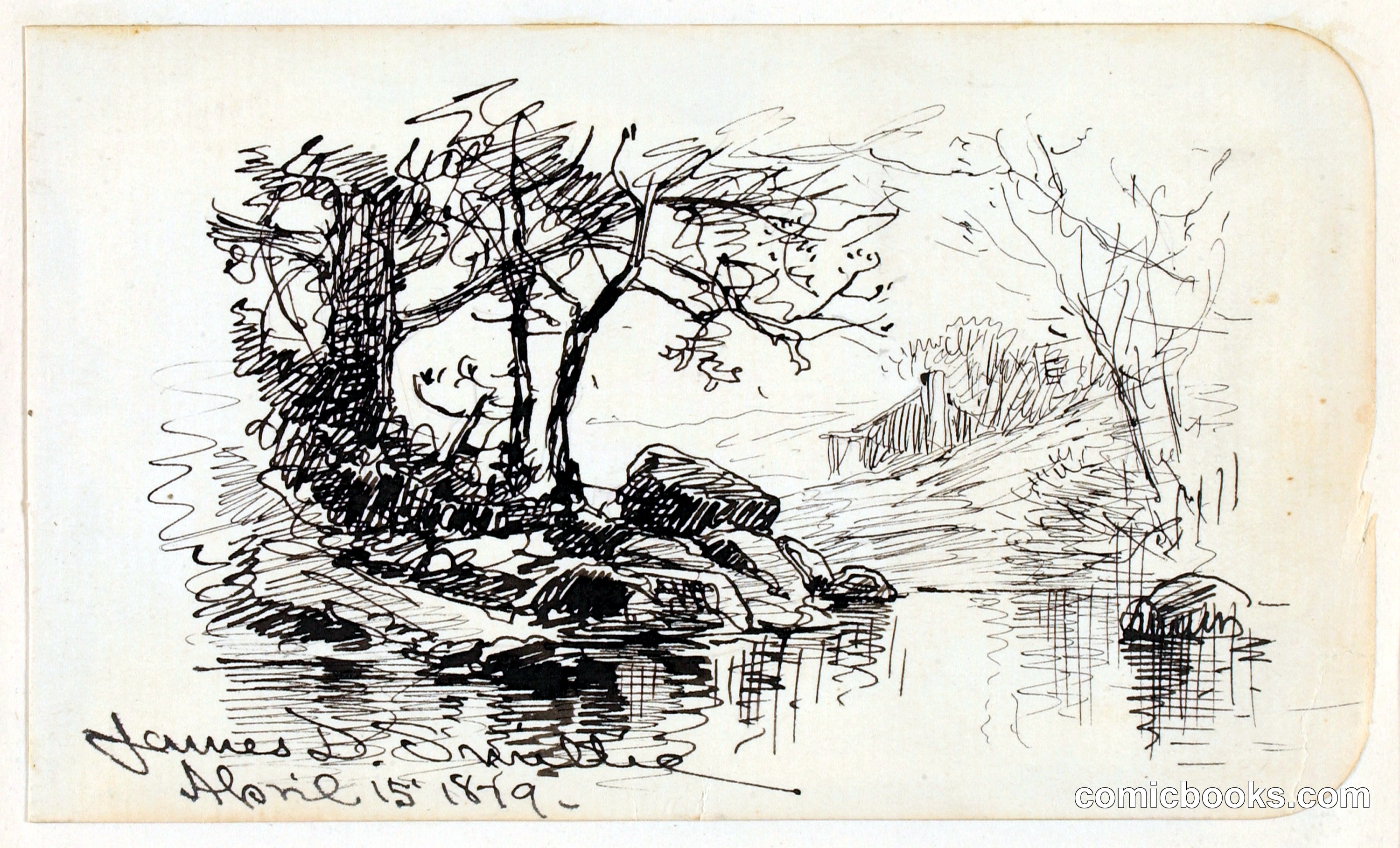 Untitled (Landscape Sketch)