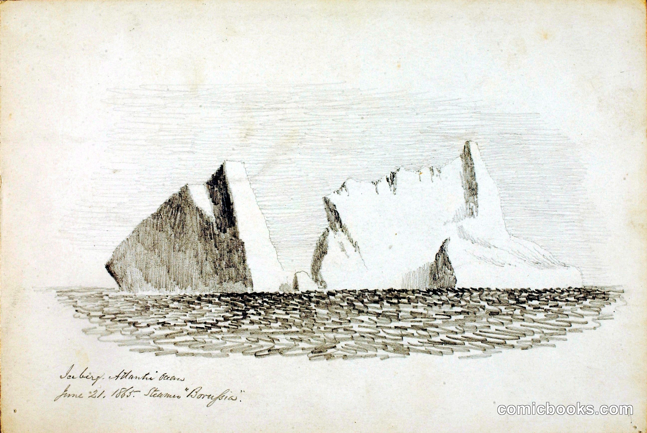 Iceberg, Atlantic Ocean