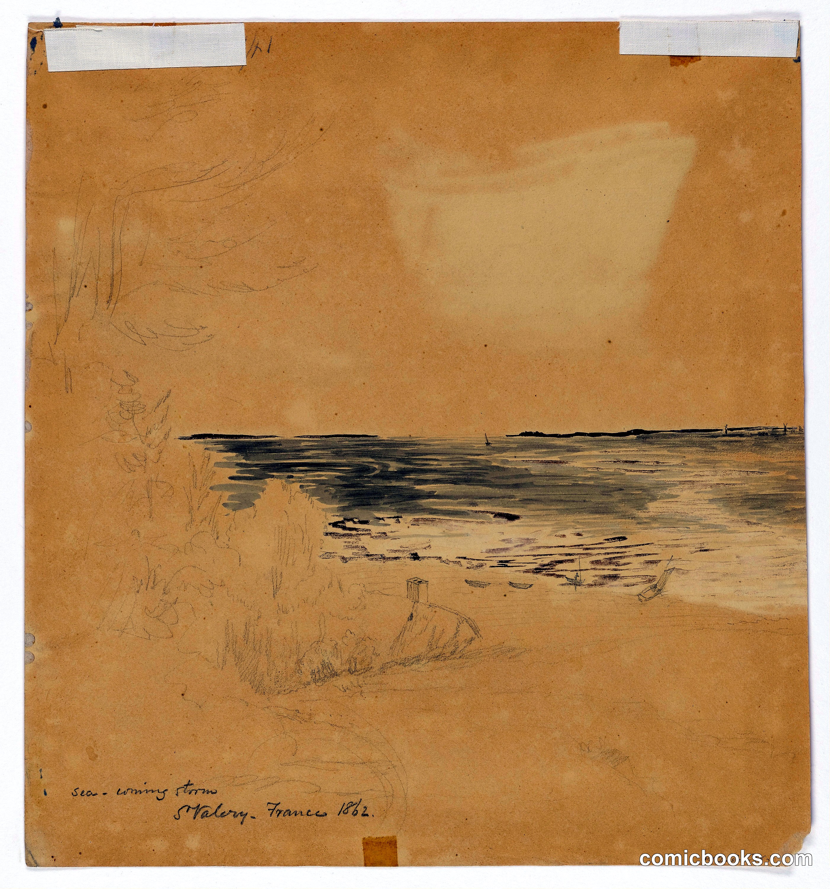 Sea, Coming Storm, St. Valery