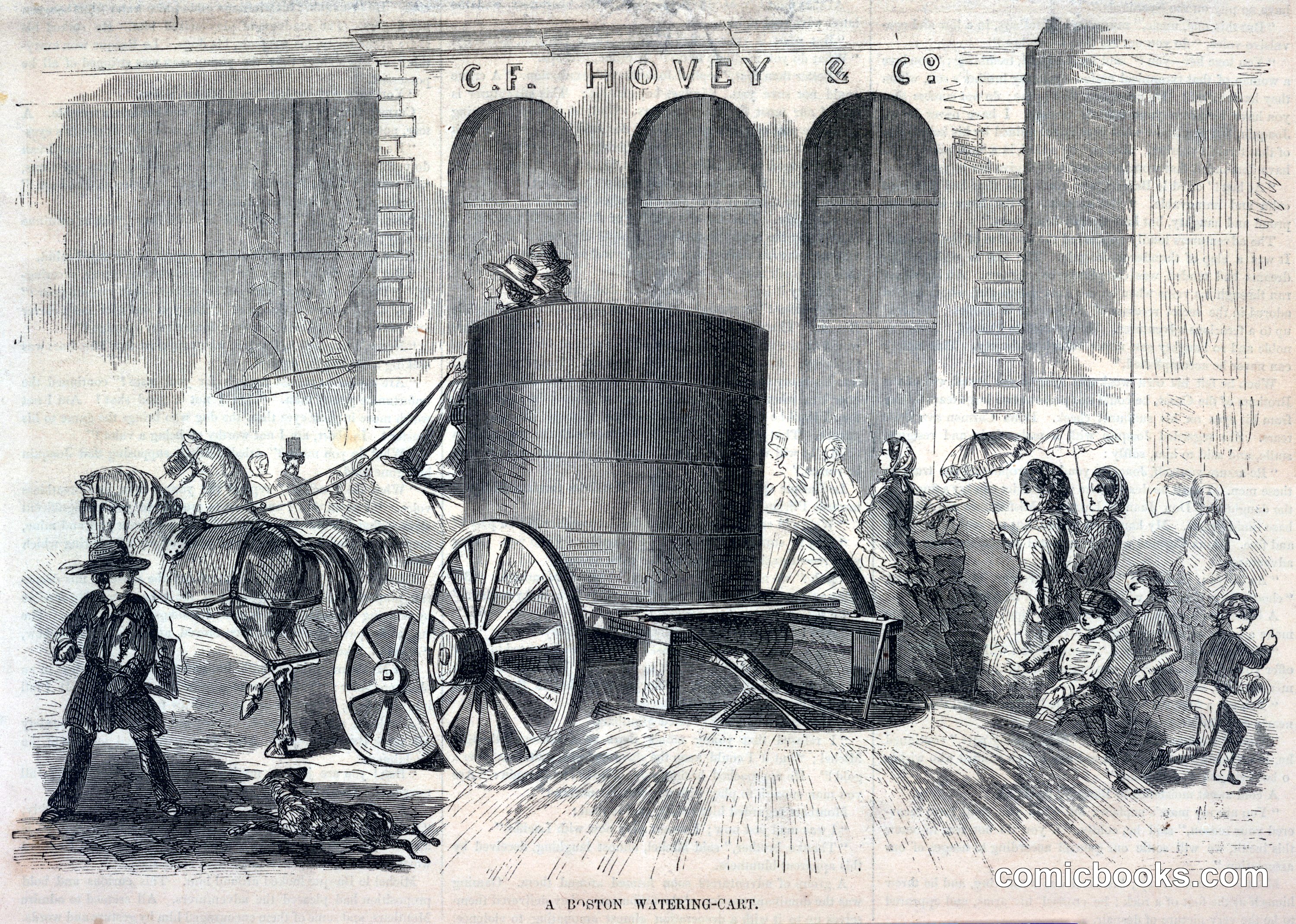 A Boston Watering-Cart