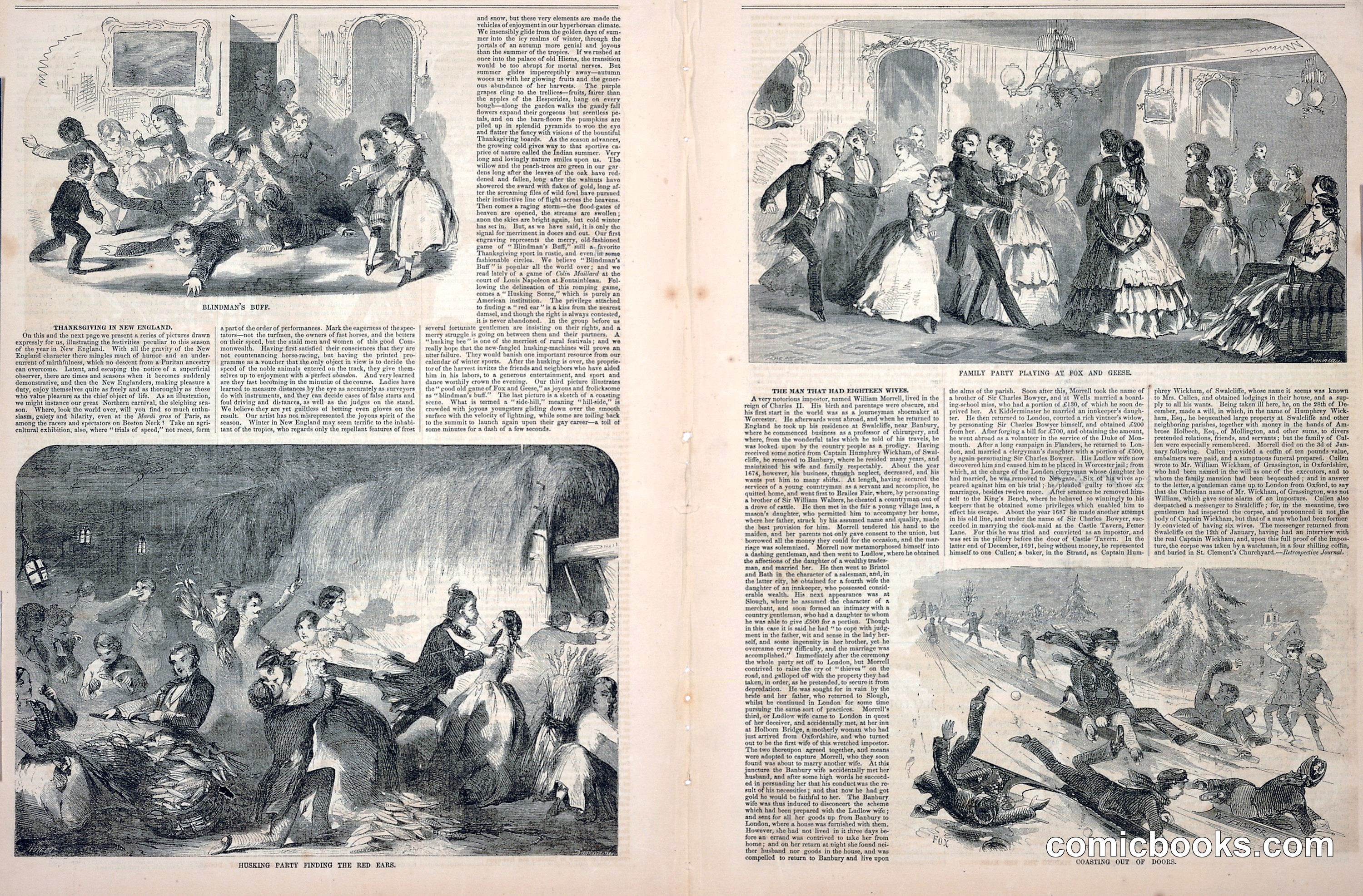 Holiday Scenes and Winter Games