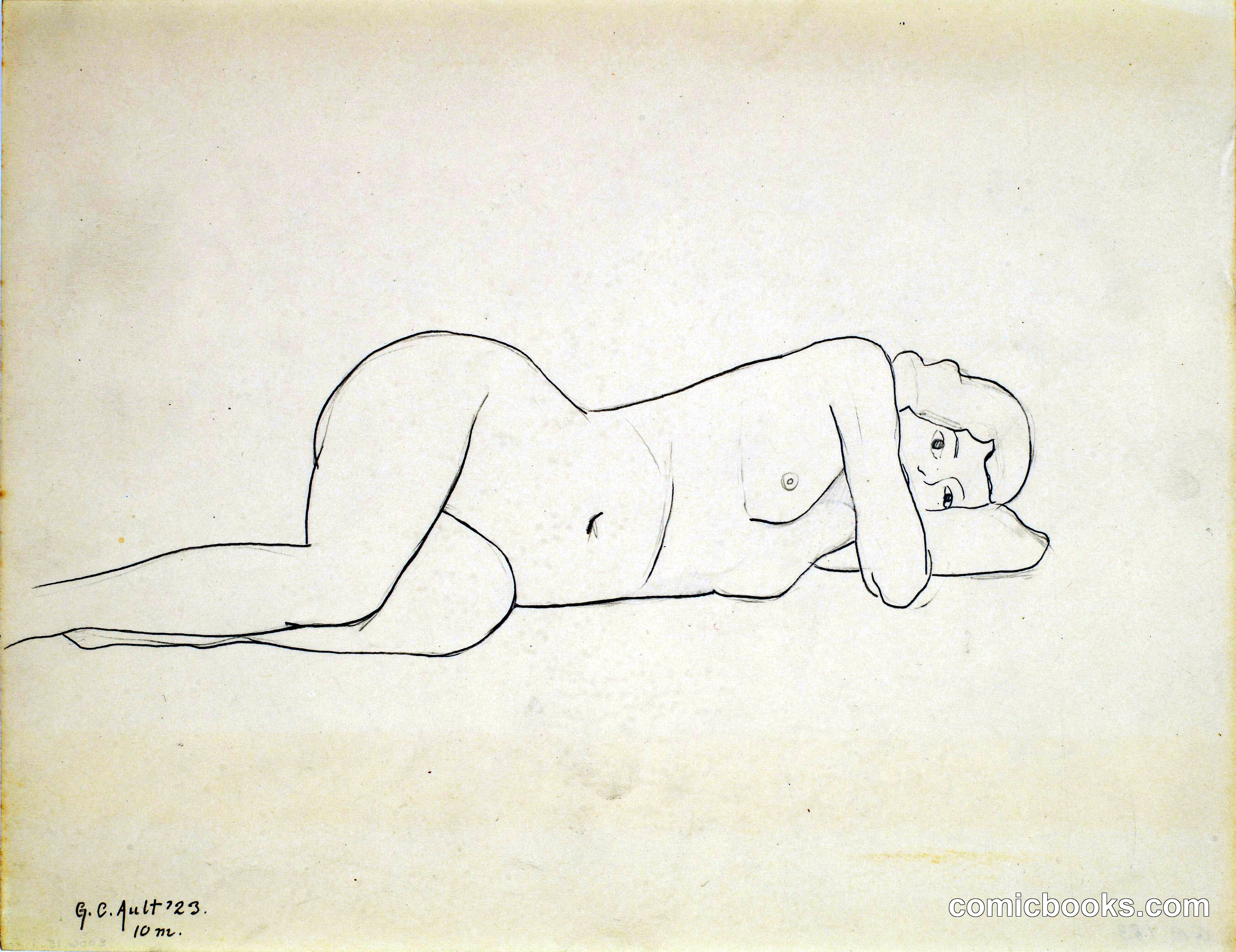 Untitled (Reclined Female Figure)