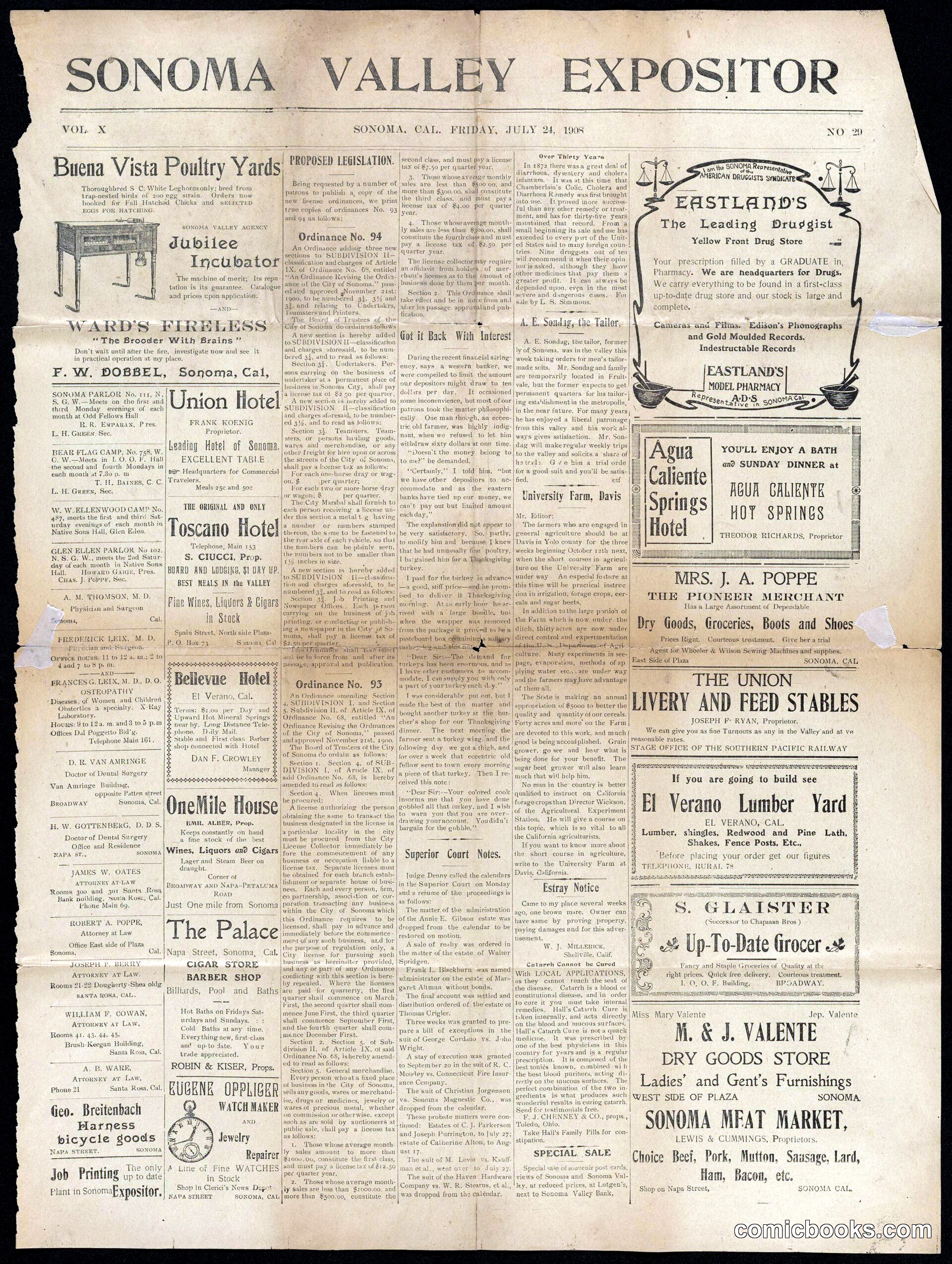 Newspaper Page as Comic Foundation