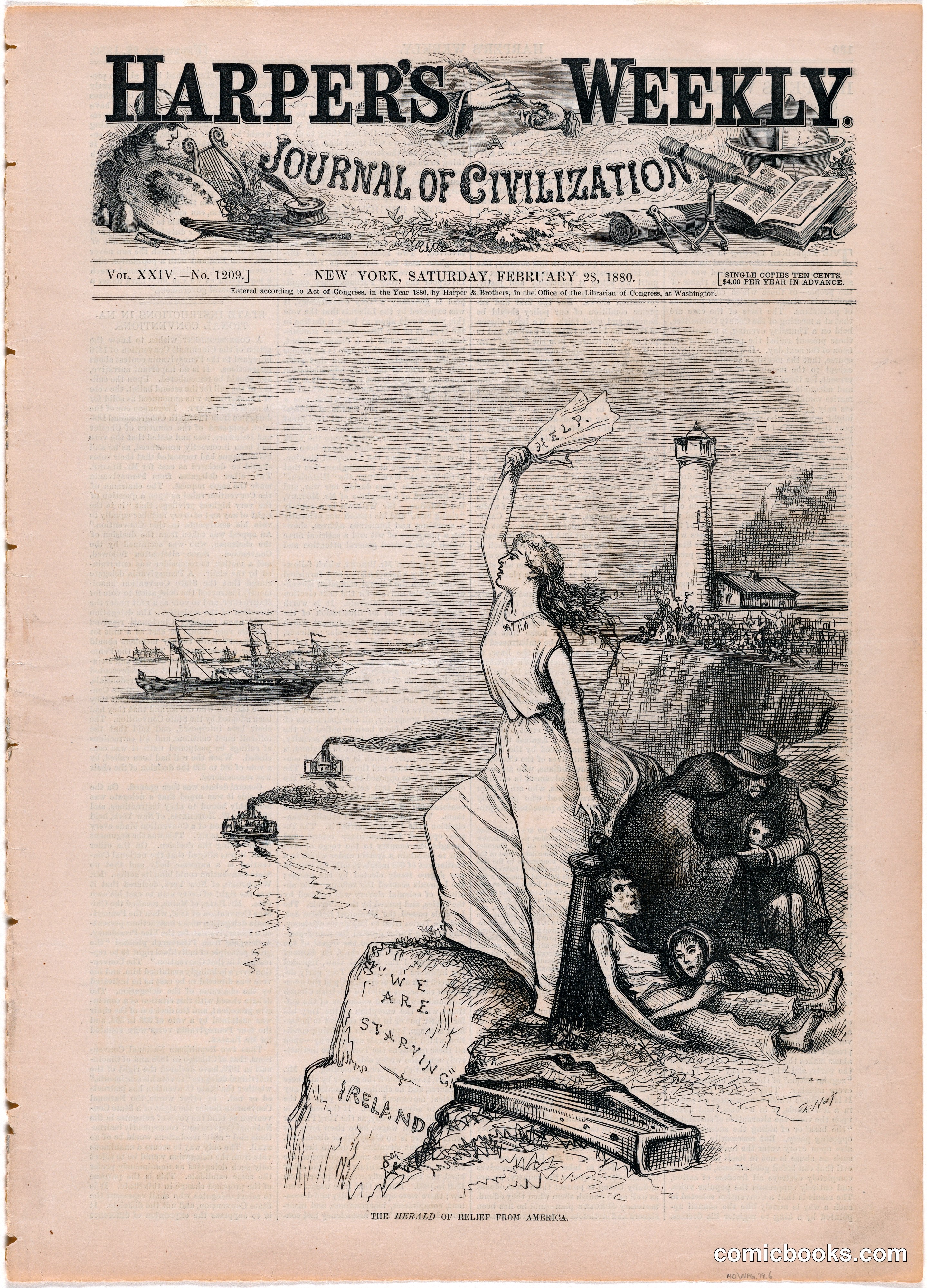 The Herald of Relief from America