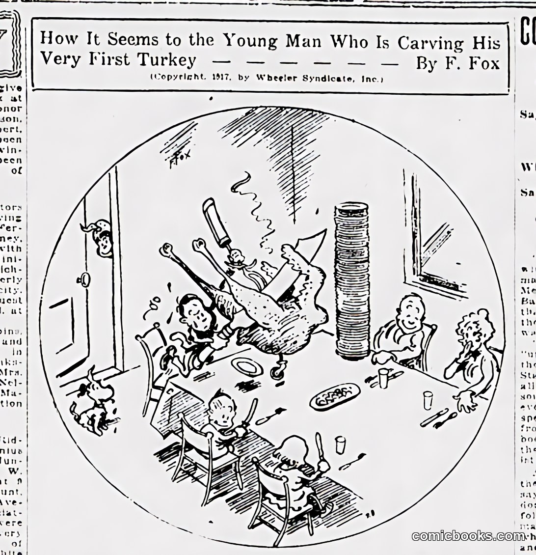 How It Seems to the Young Man Who Is Carving His Very First Turkey
