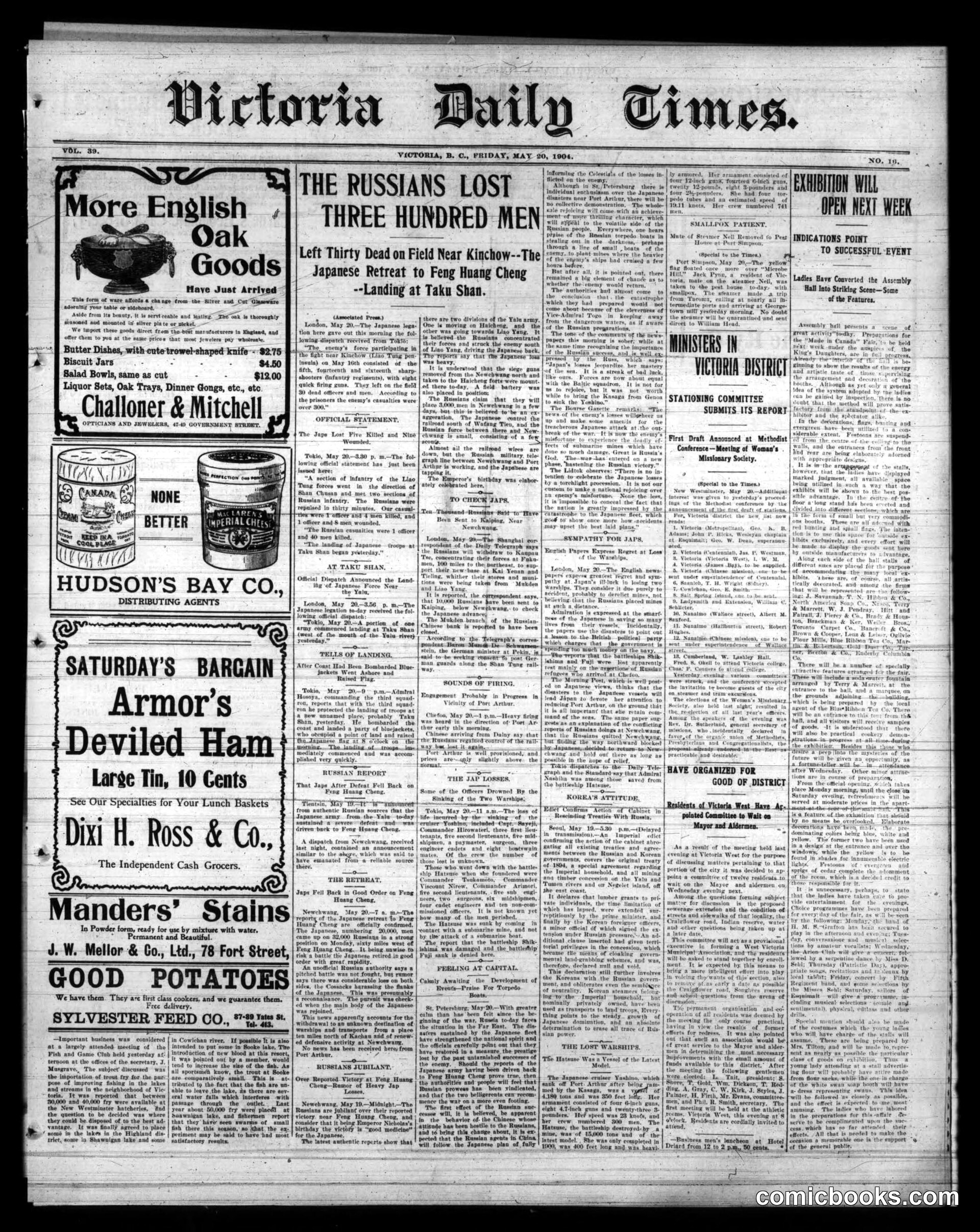 Victoria Daily Times, May 20, 1904
