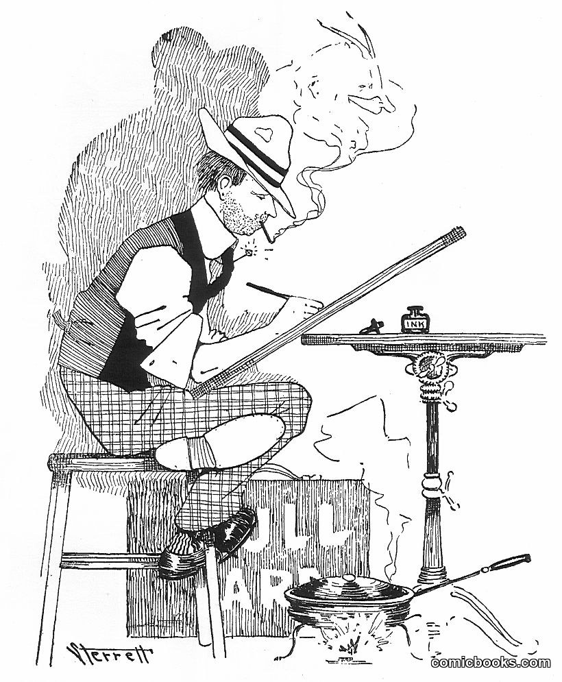 Winsor McCay at the Drawing Board