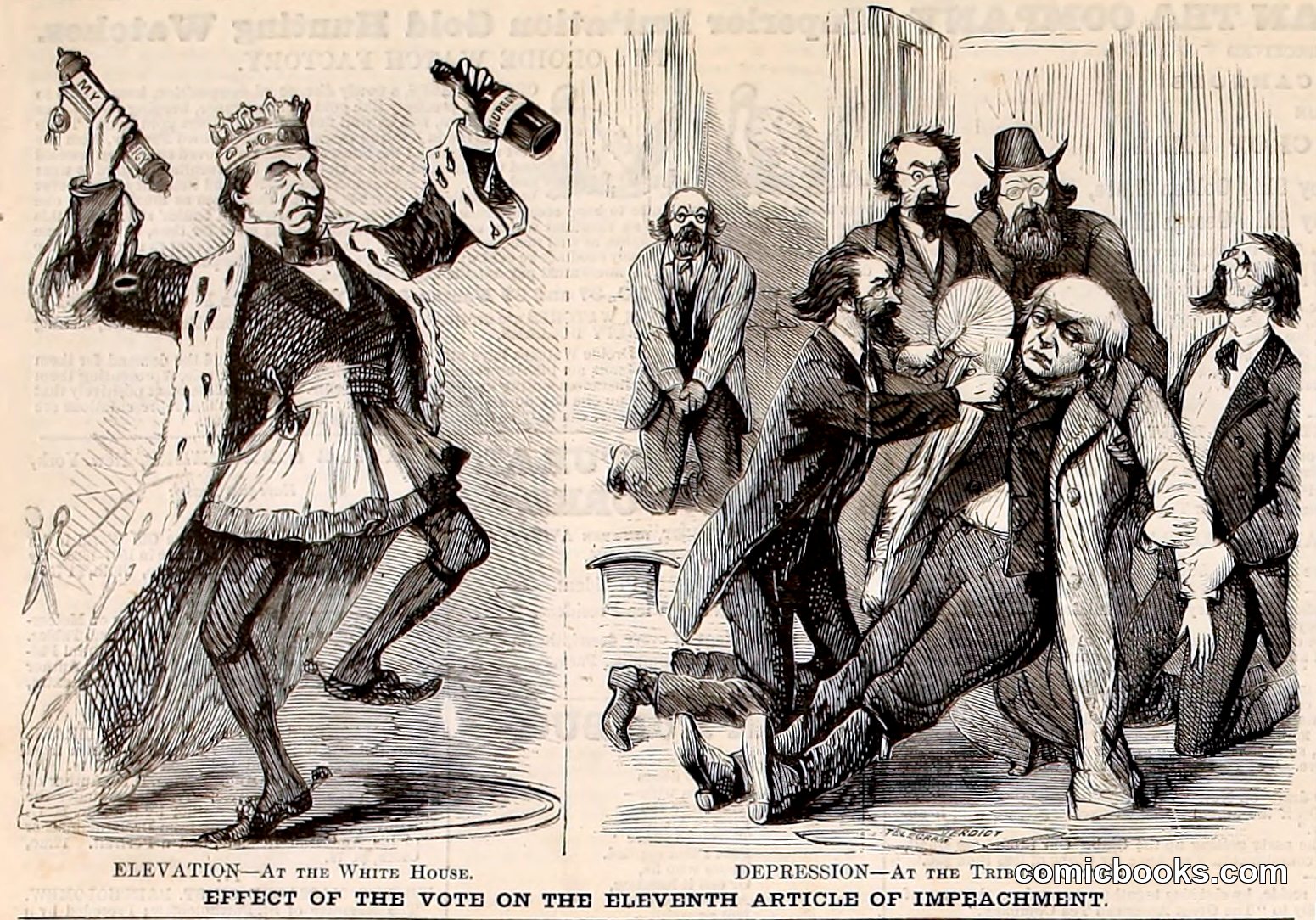 Effect of the Vote on the Eleventh Article of Impeachment