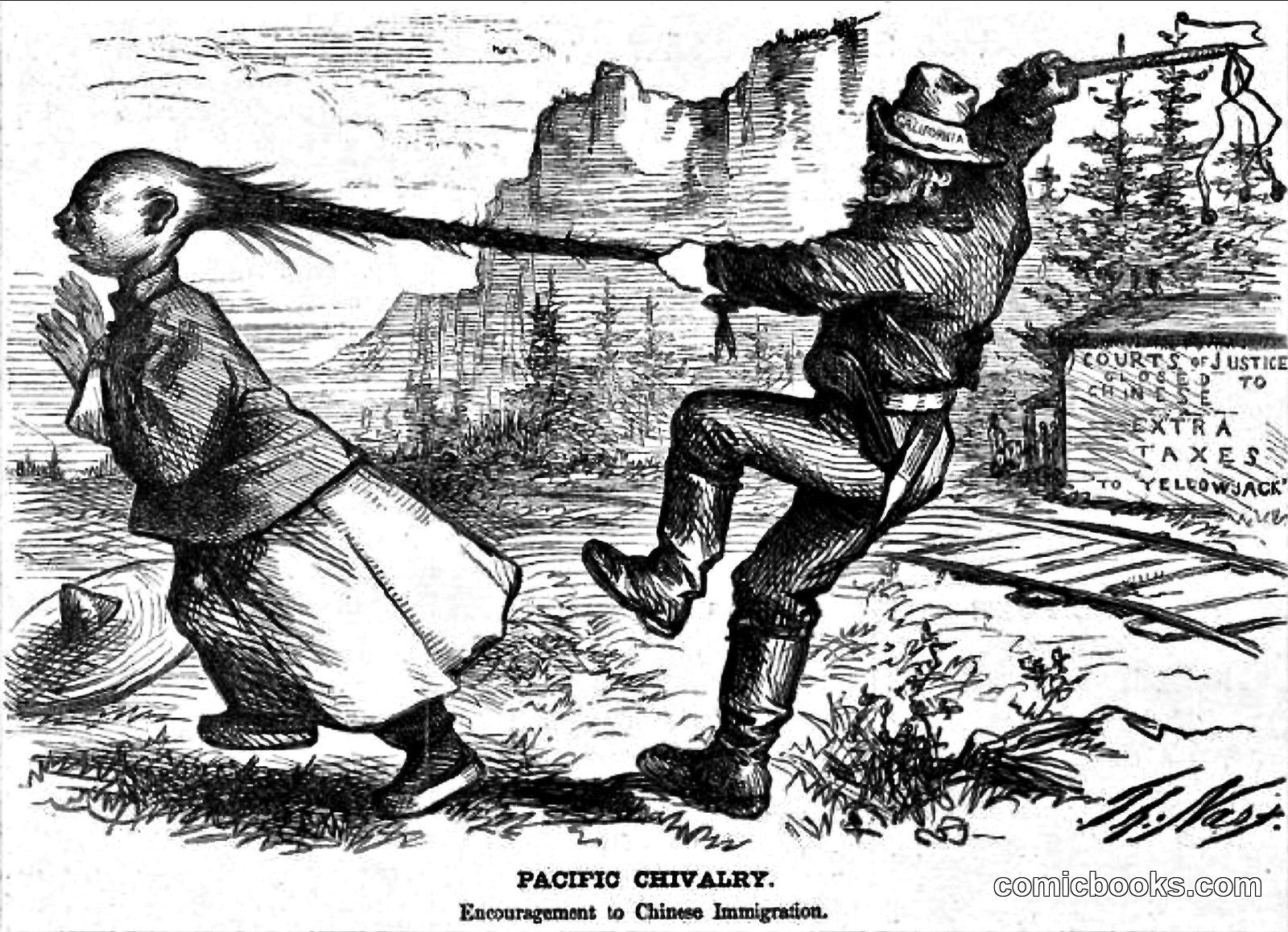 Pacific Chivalry – Encouragement to Chinese Immigration