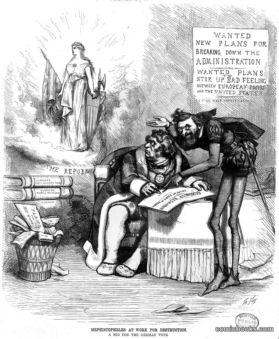 Mephistopheles at Work for Destruction: A Bid for the German Vote