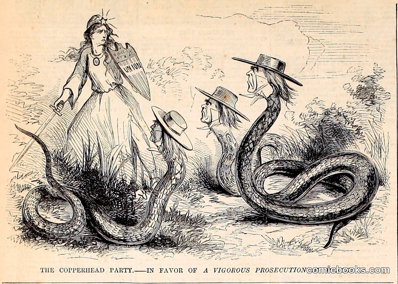 The Copperhead Party—In Favor of a Vigorous Prosecution of Peace!