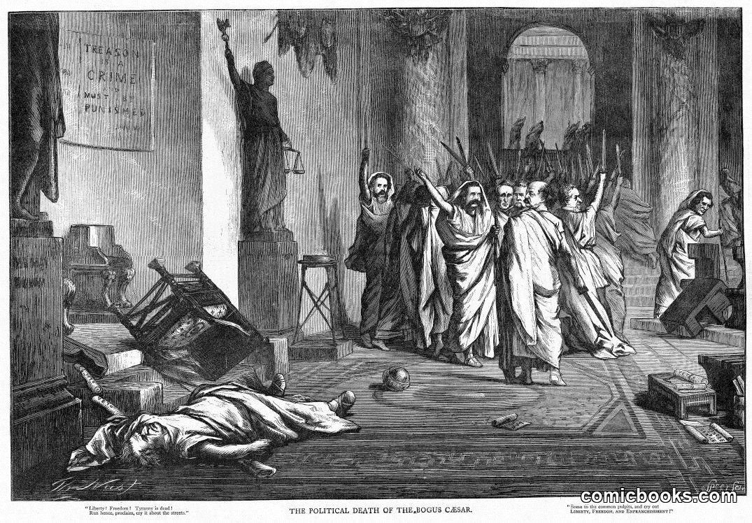 The Political Death of the Bogus Cæsar