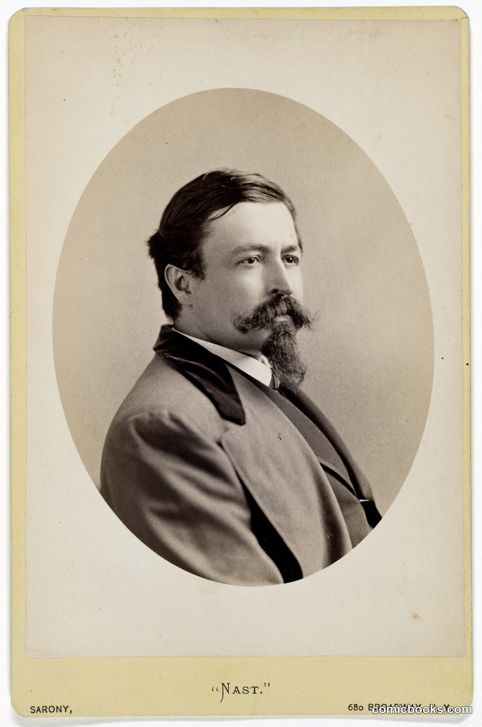 Thomas Nast, Portrayed by Napoleon Sarony