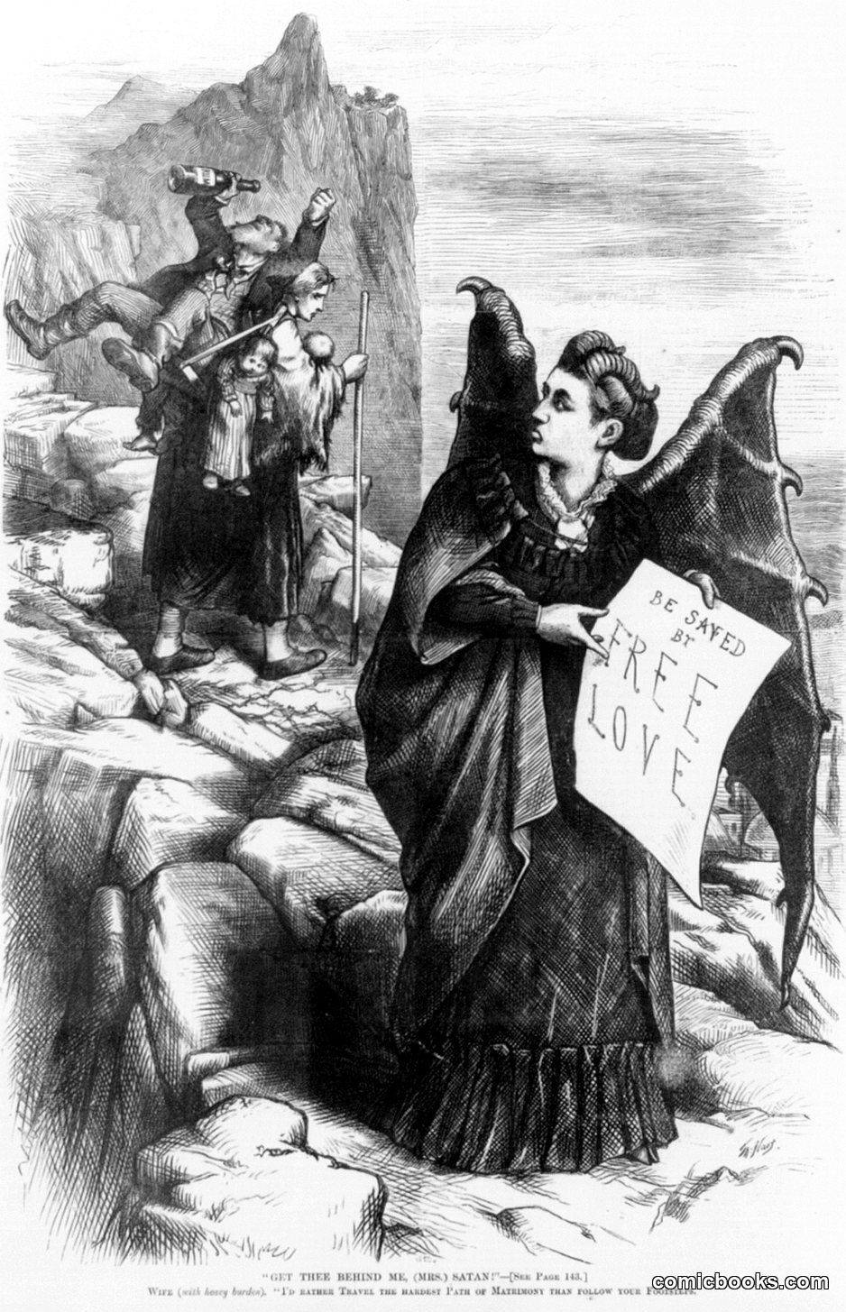 "Get Thee Behind Me, (Mrs.) Satan!"