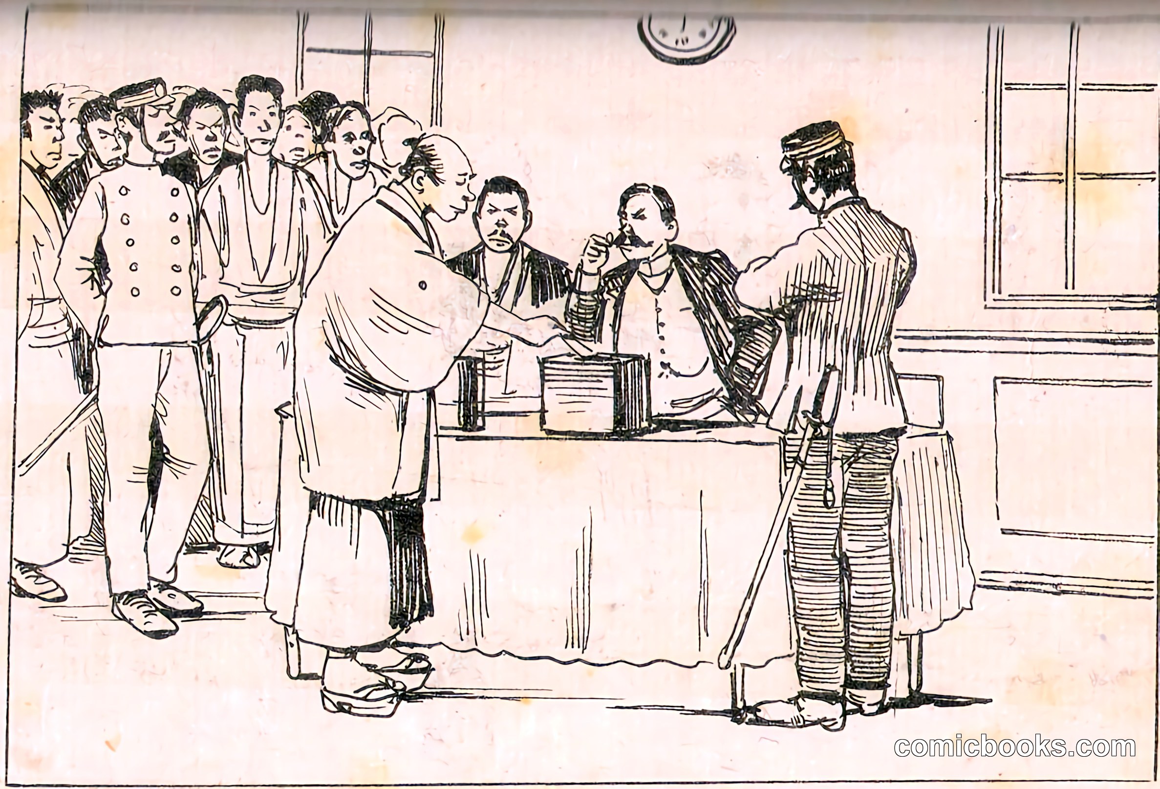 Meiji satire (Tôbaé)
