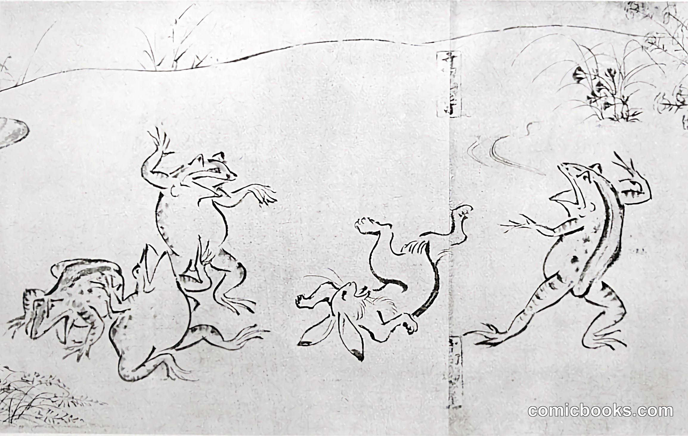 Chōjū-giga (Scrolls of Frolicking Animals)