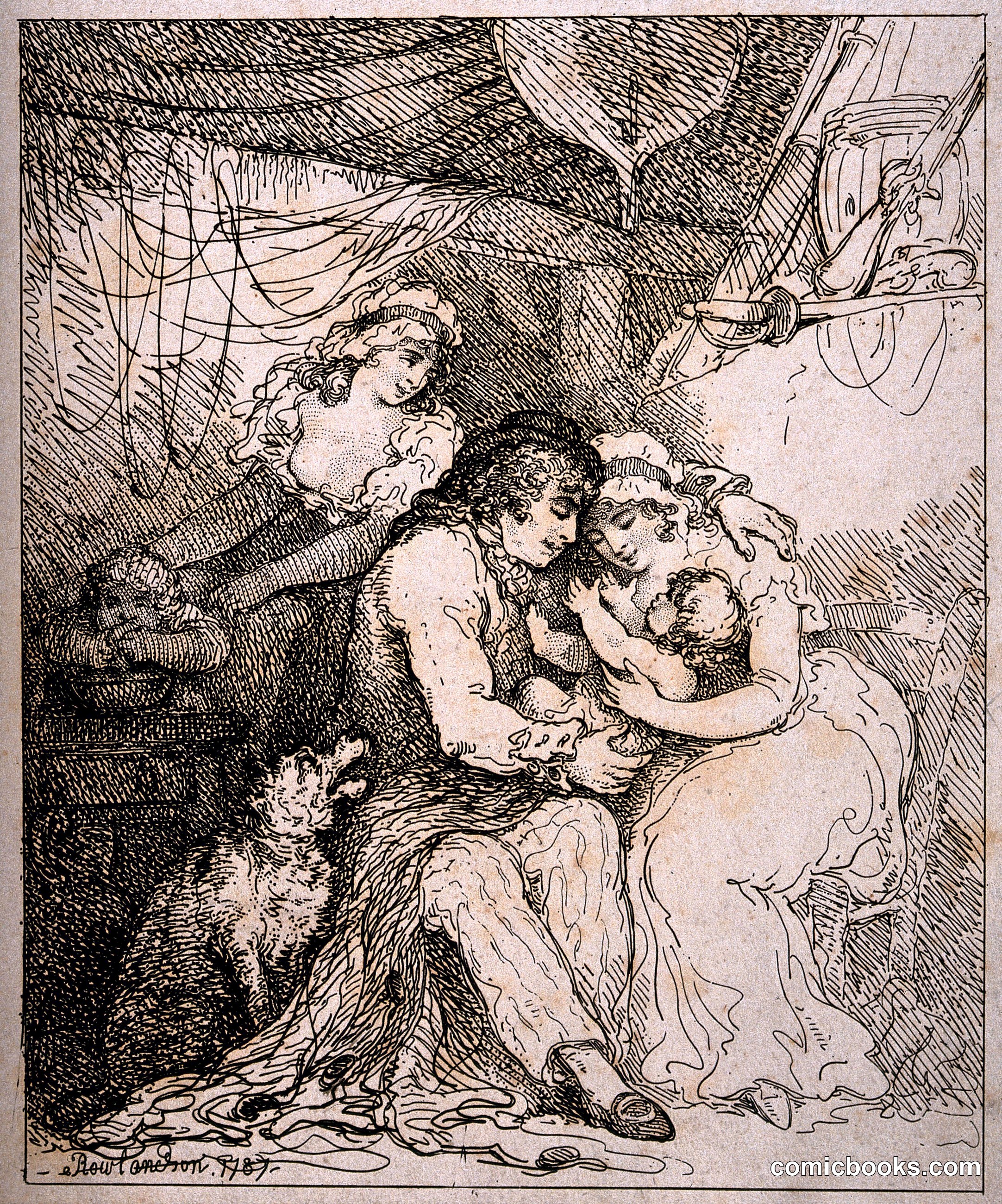 A Couple with Infant