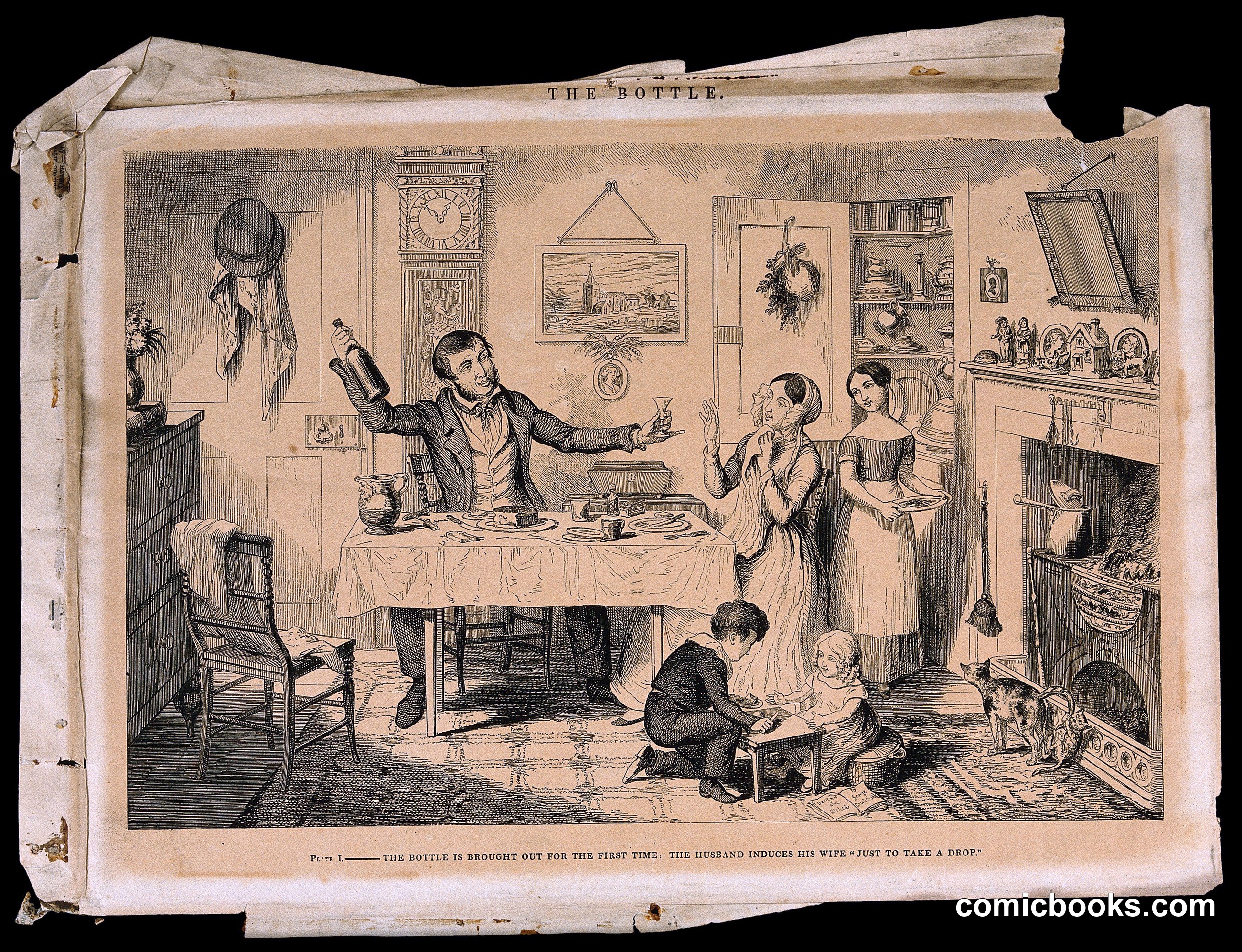 The Bottle, Plate I