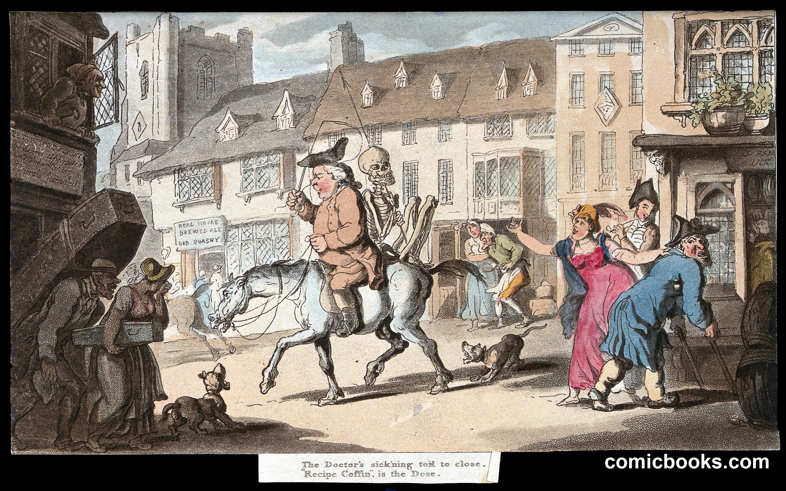 The Dance of Death: The Undertaker and the Quack