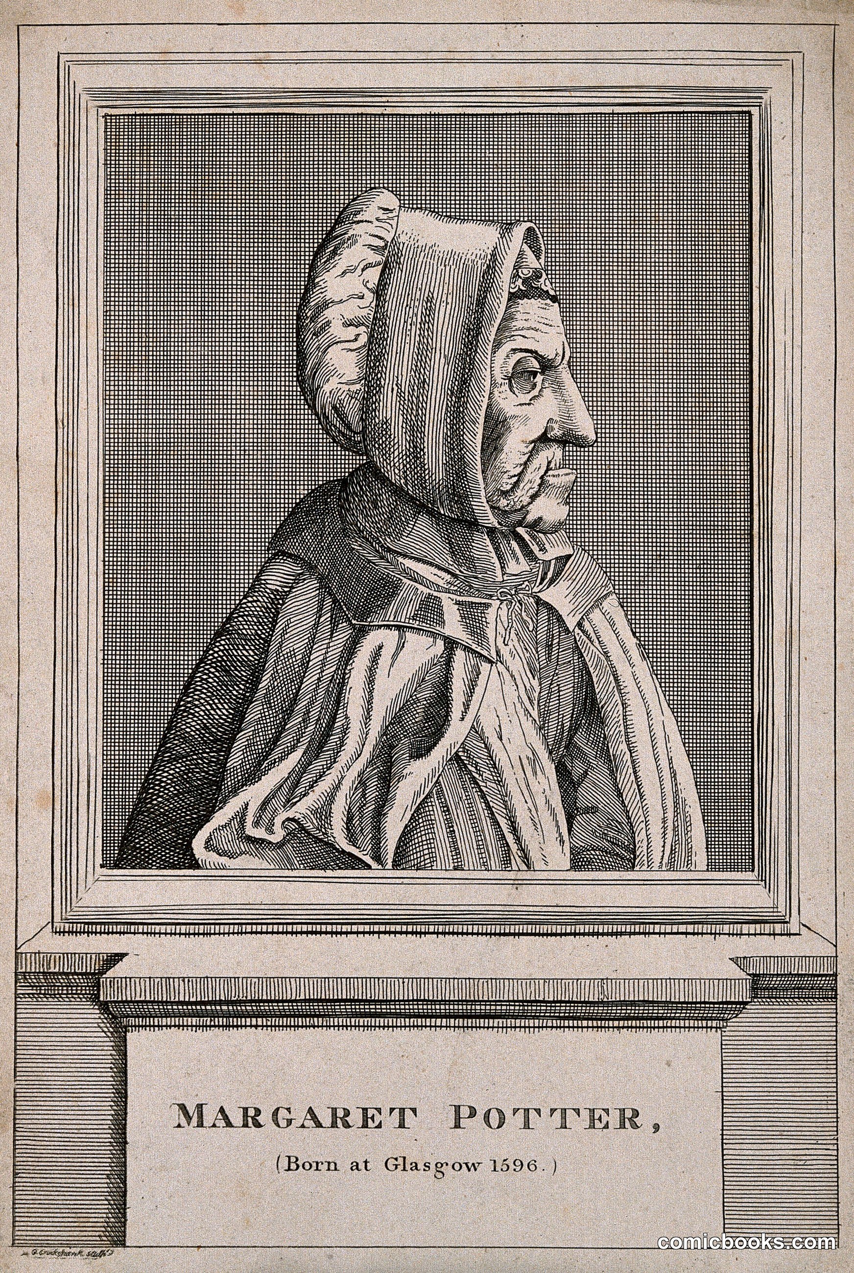 Margaret Potter, Born at Glasgow 1596