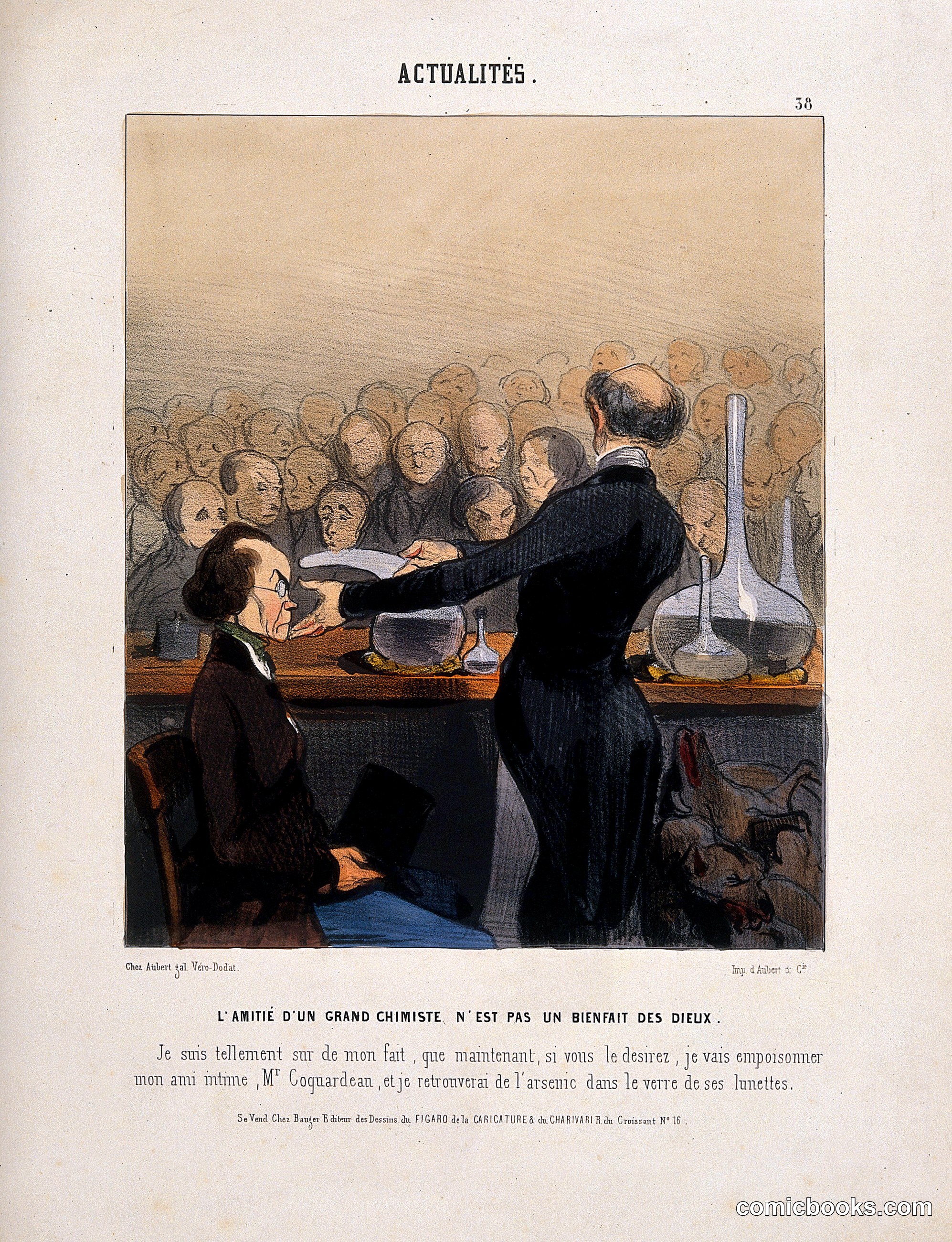 A Chemist Demonstrates Arsenic Detection Before a Crowd