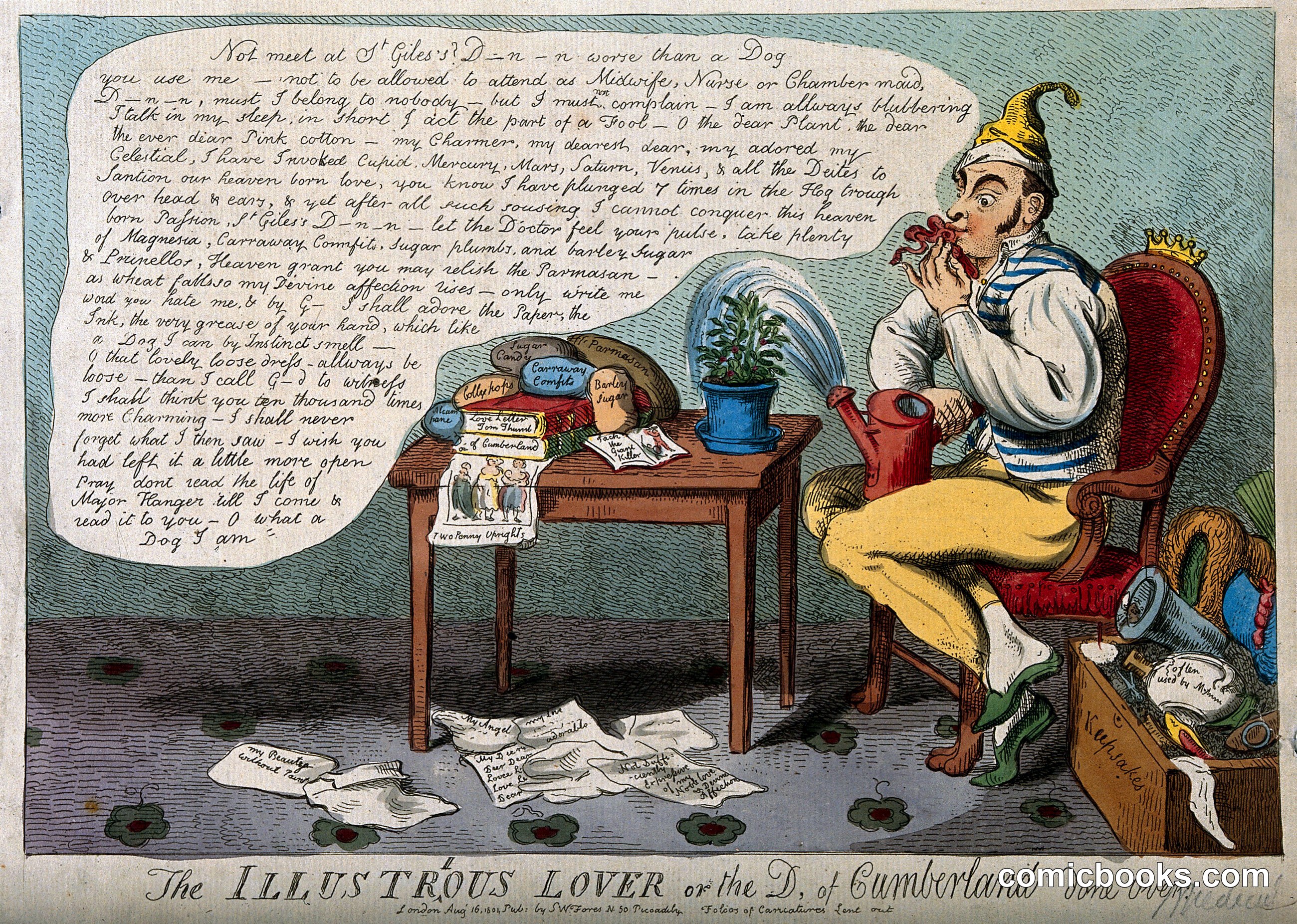 The Illustrious Lover, or the D. of Cumberland Gone Agog