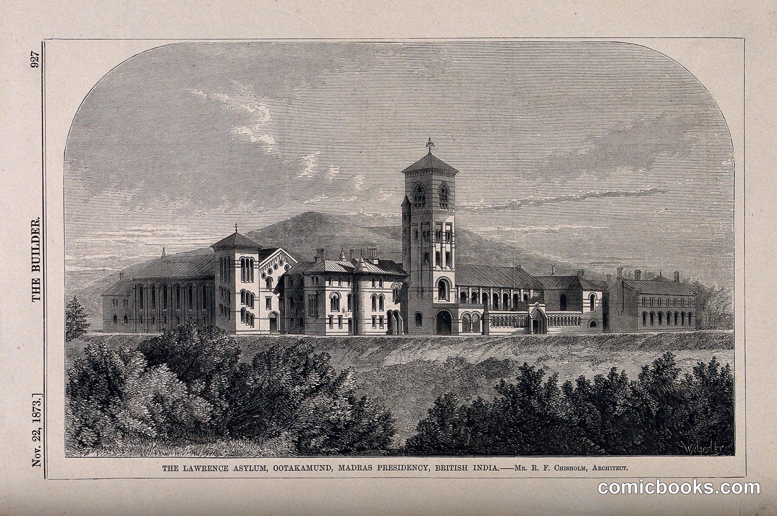 The Lawrence Asylum, Ootacamund, Madras Presidency, British India