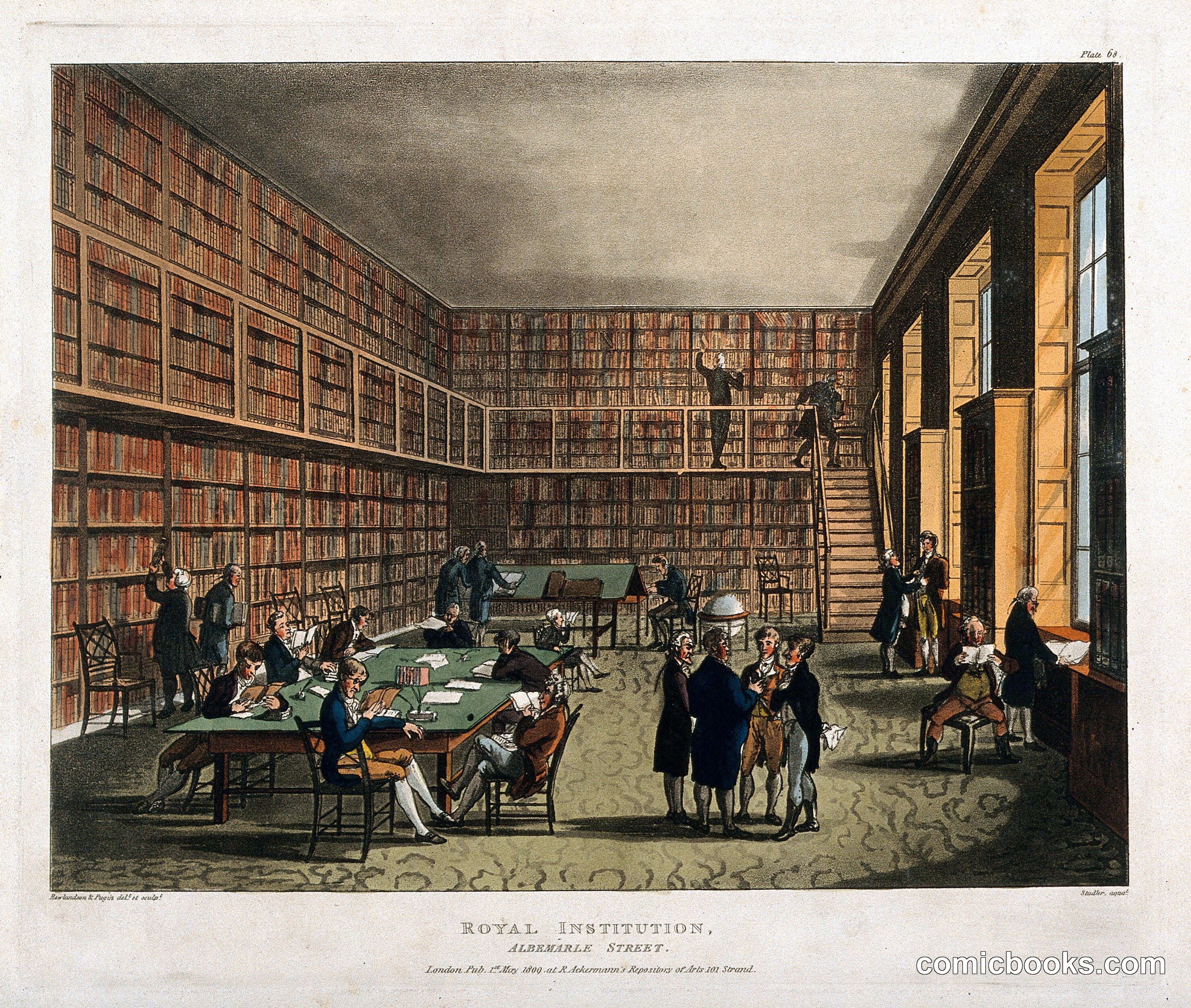 The Royal Institution, Albemarle Street: the Library