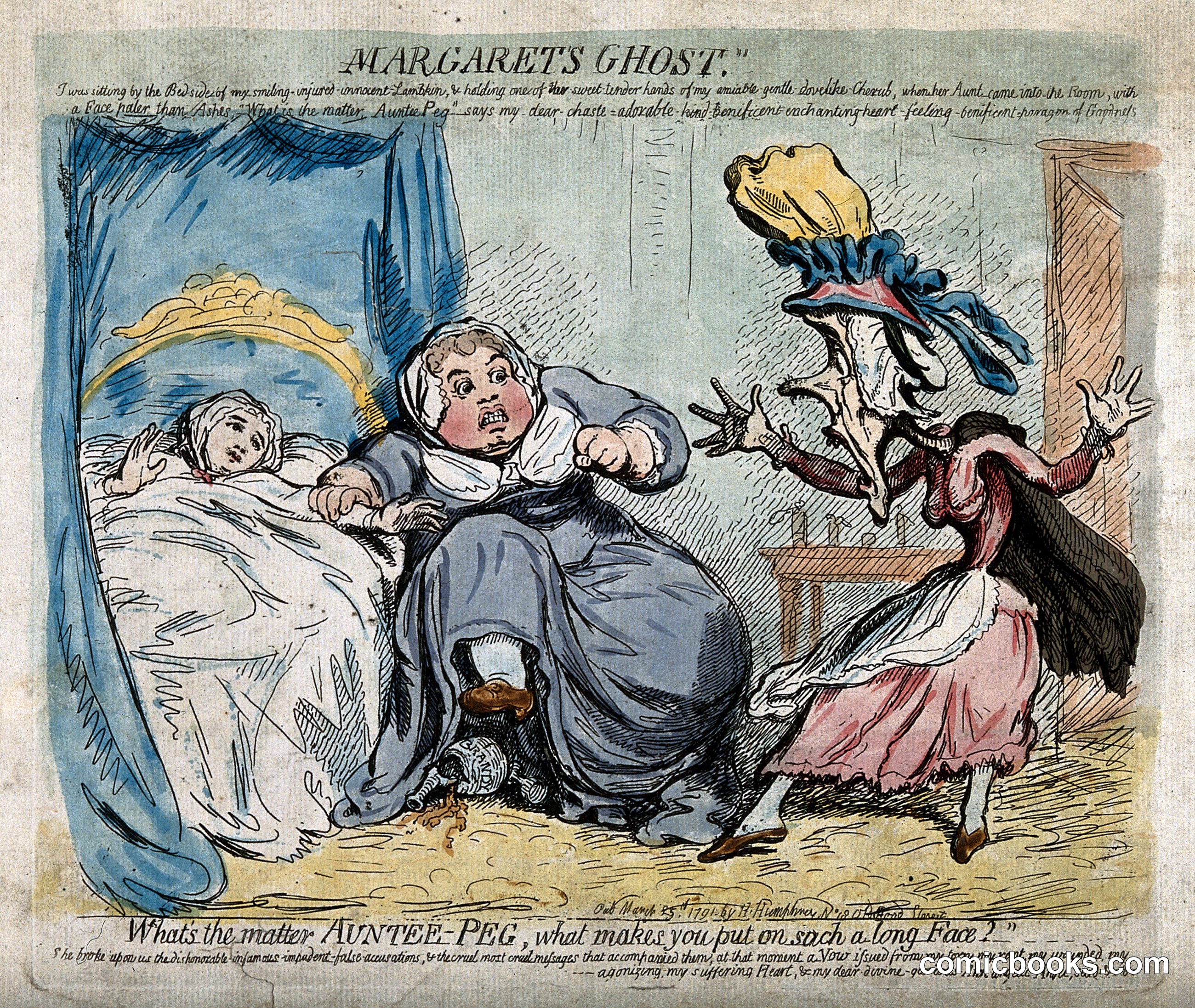 Margaret's Ghost: Miss Minifie Alarming the Gunnings, 1791