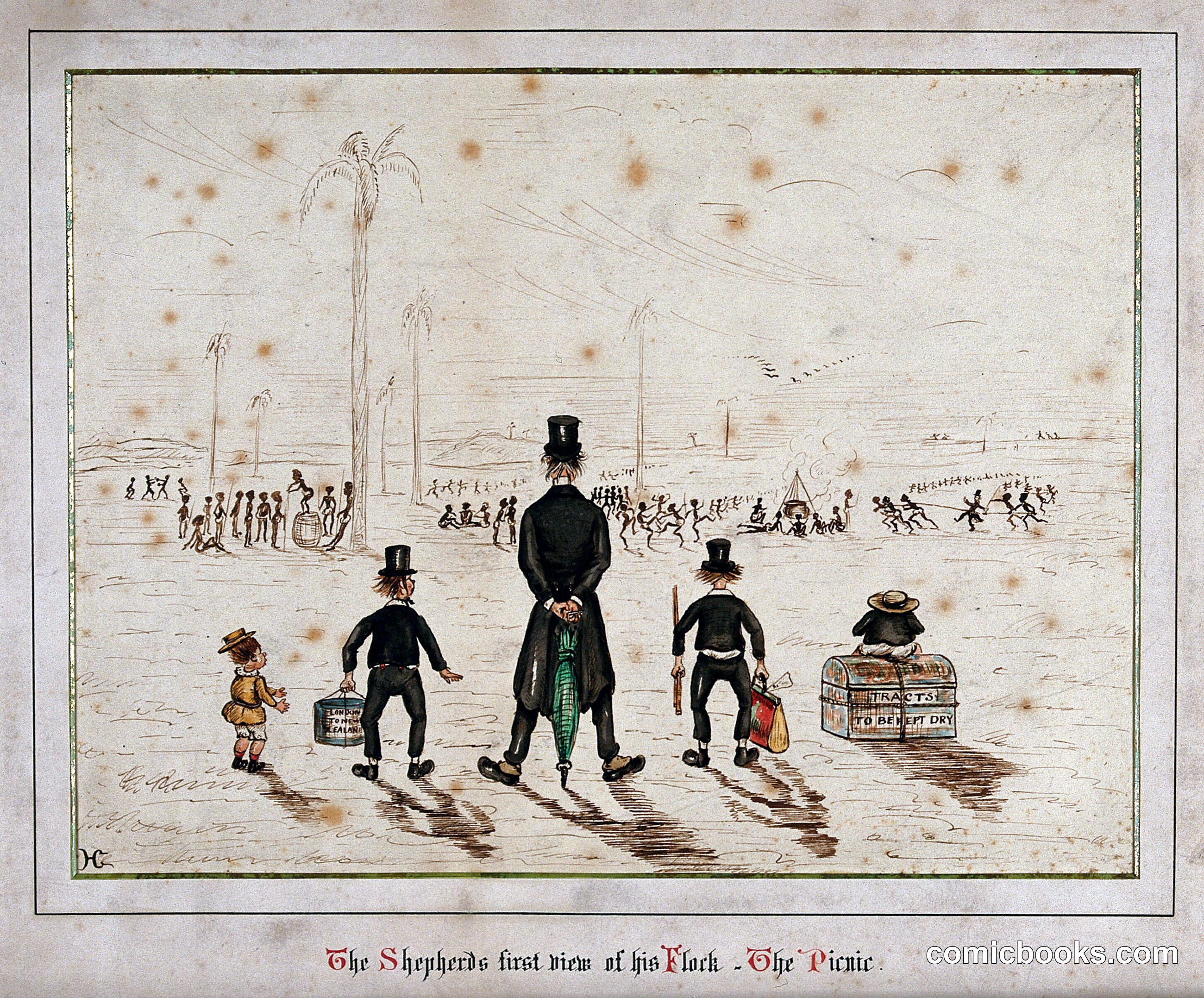 The Shepherd's First View of the Flock: The Picnic