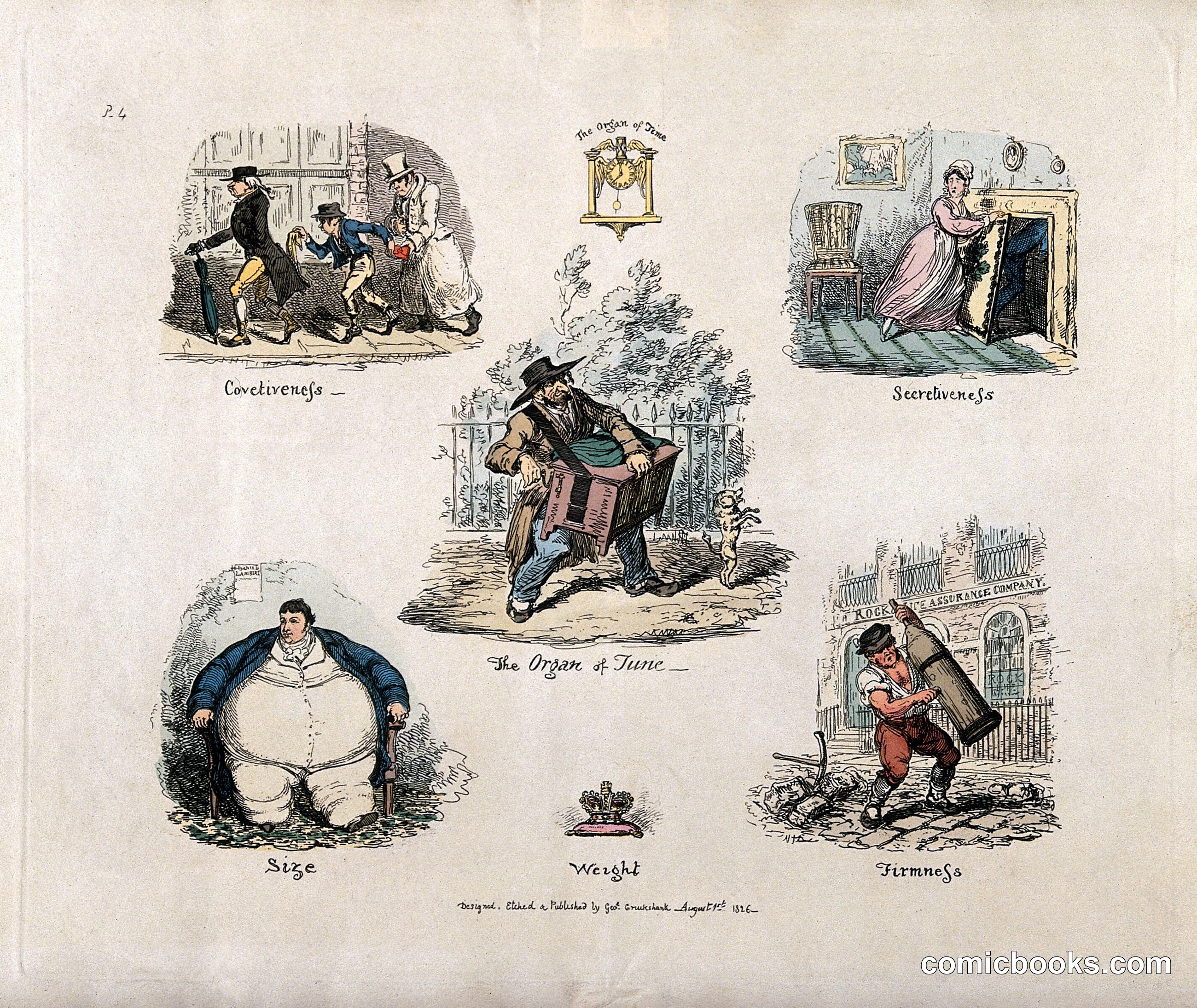Seven Vignettes Illustrating Phrenological Propensities