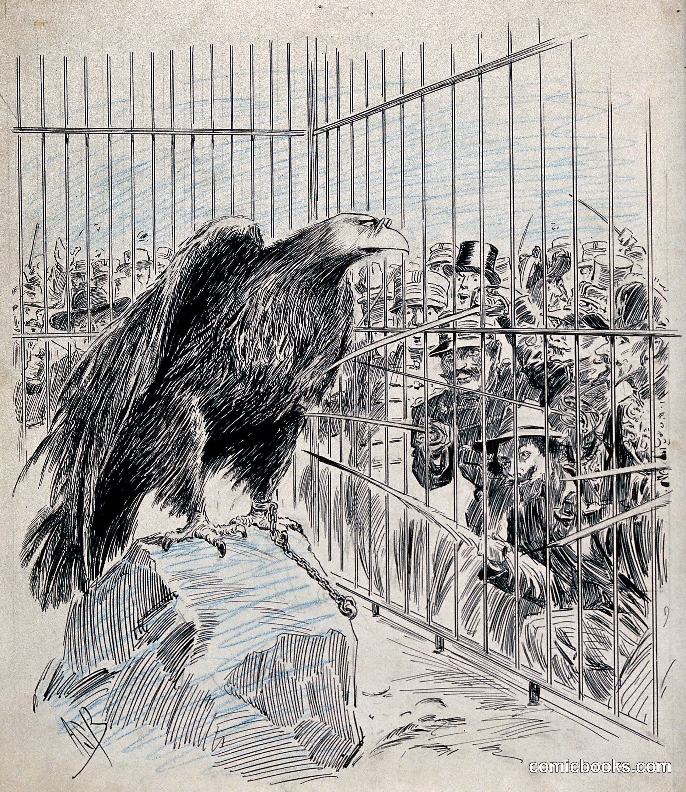 Alfred Dreyfus as an Imprisoned Eagle