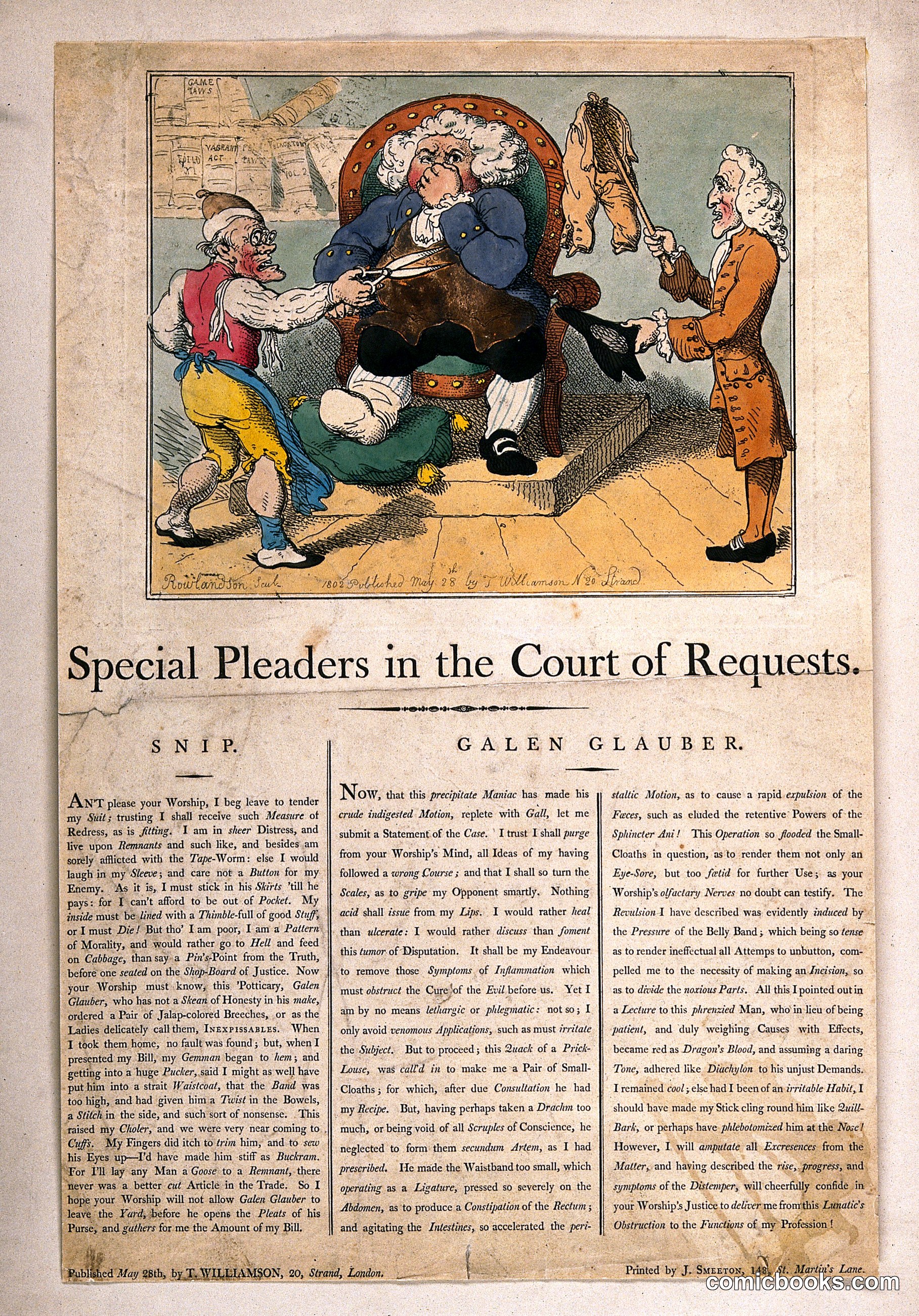 Special Pleaders in the Court of Requests