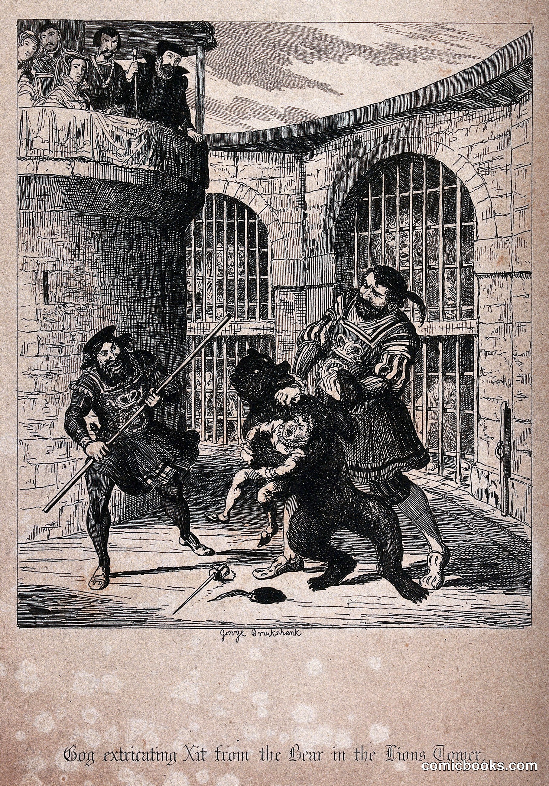Gog Extricating Xit from the Bear in the Lions Tower