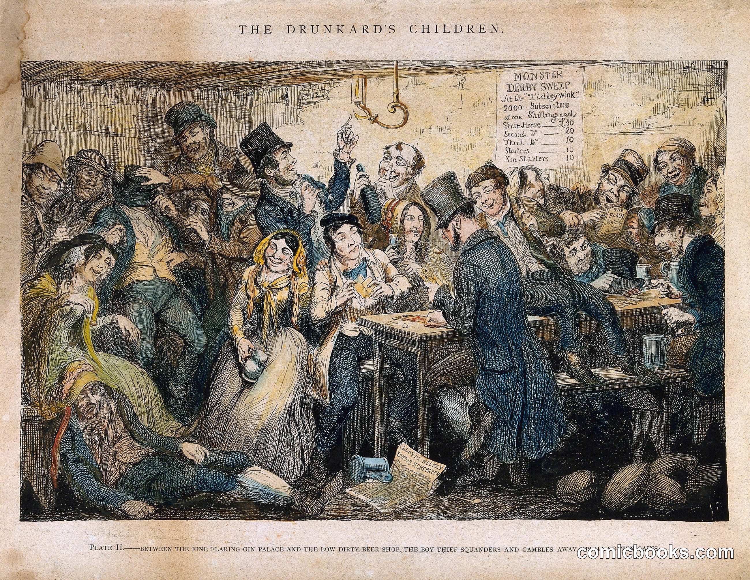 The Drunkard's Children, Plate II