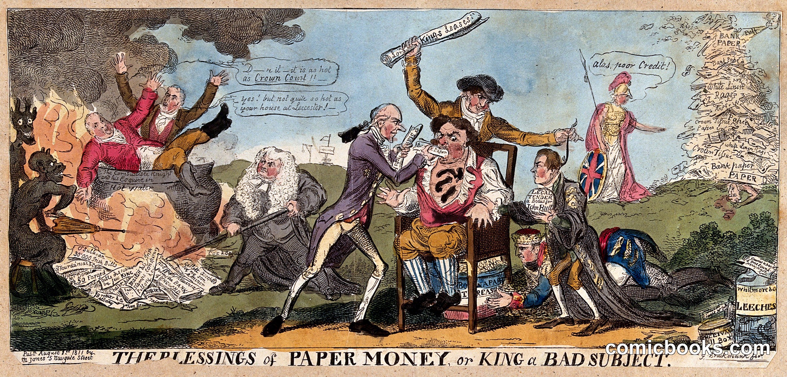 The Blessings of Paper Money, or King a Bad Subject