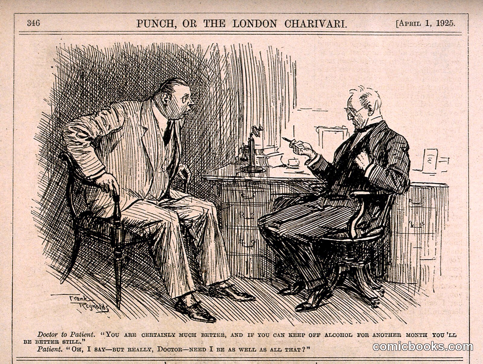 A Patient Alarmed at His Doctor's Request
